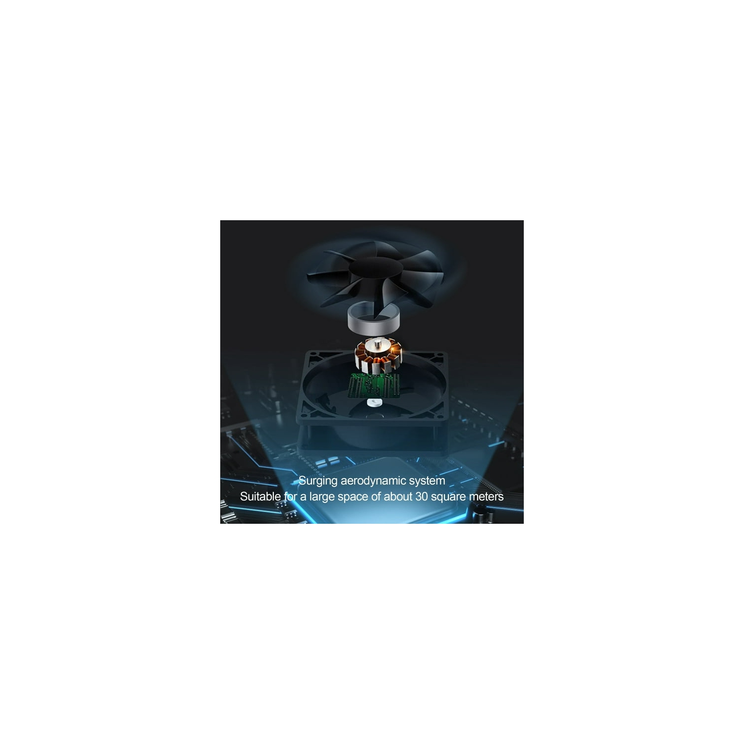 Portable air purifier for home use, using negative ion technology, quiet operation, simple design, effective removal of odors and dust, suitable for