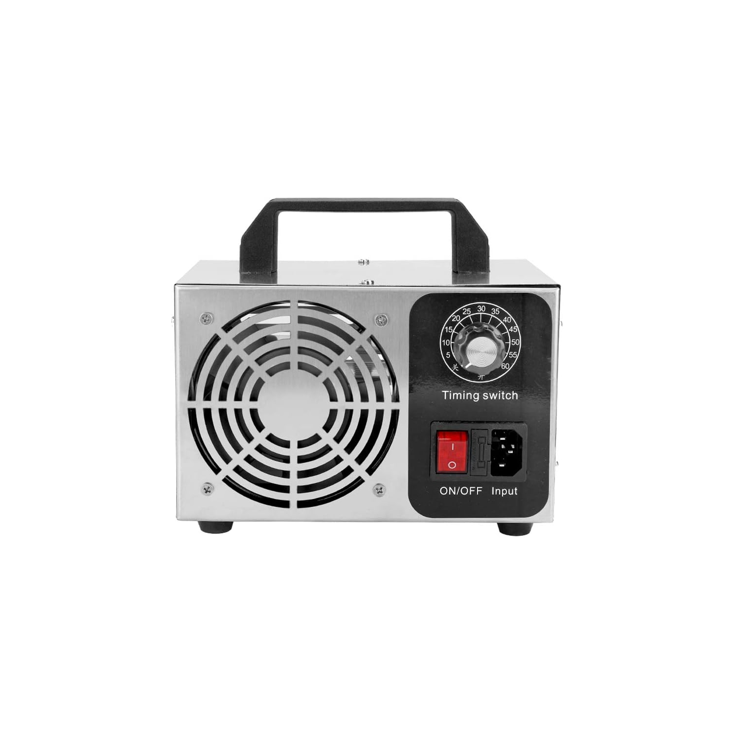 Générateur d'ozone puissant – Minuterie de 60 minutes | Couvre 120 m2 d'espace | Élimine les moisissures, les allergènes et les odeurs tenaces,
