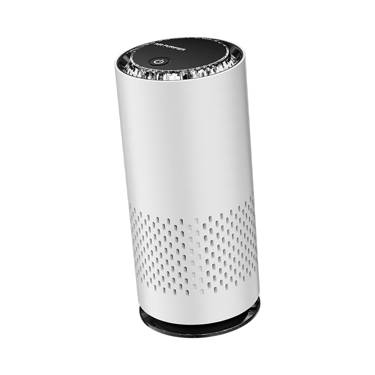 Mini air purifier plug and play compact low noise with colored light air purifier suitable for car, office and bedroom,