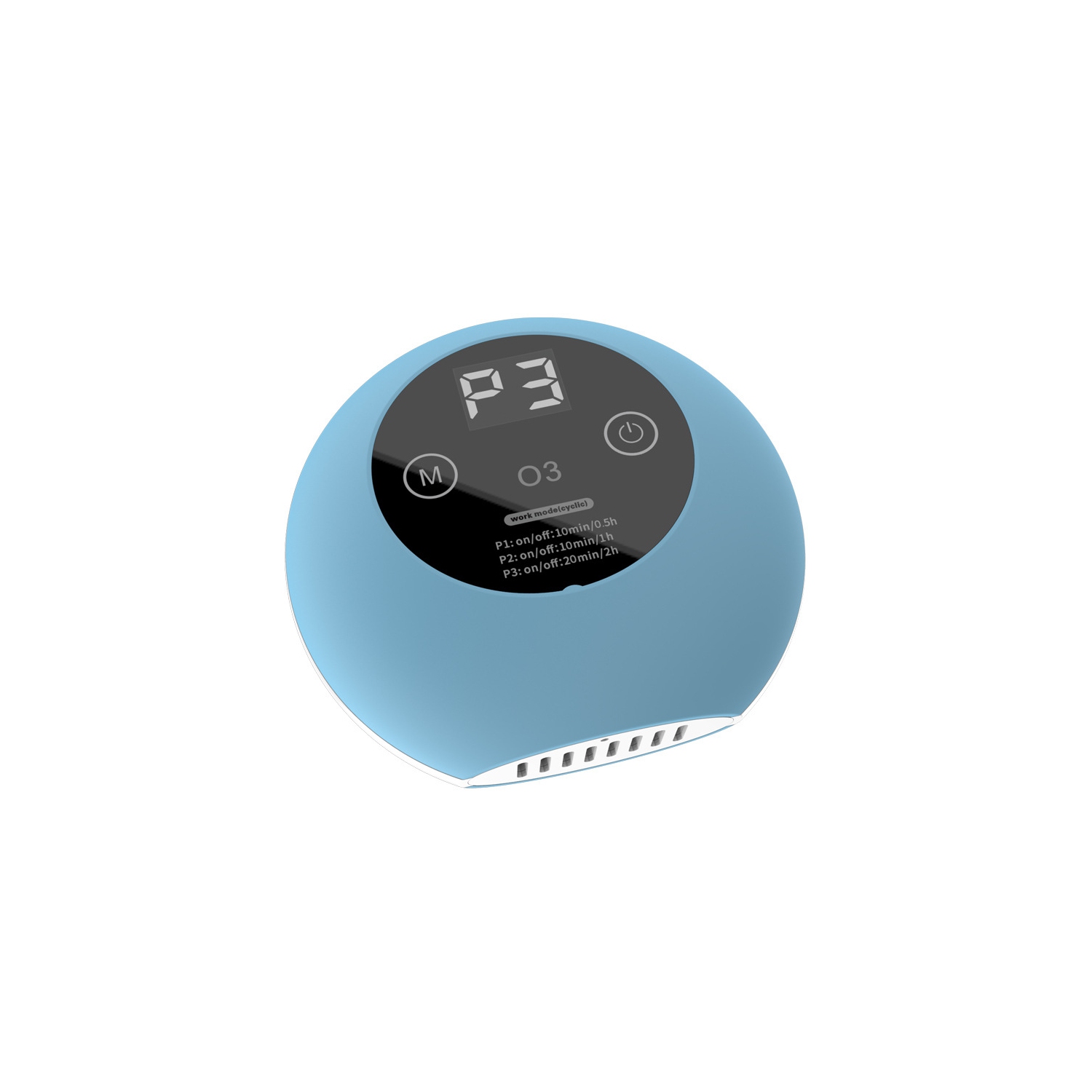 Methanol removal air purifier | 360° all-round deodorization and formaldehyde removal | Digital display | Mini ozone generator for wardrobes, shoe