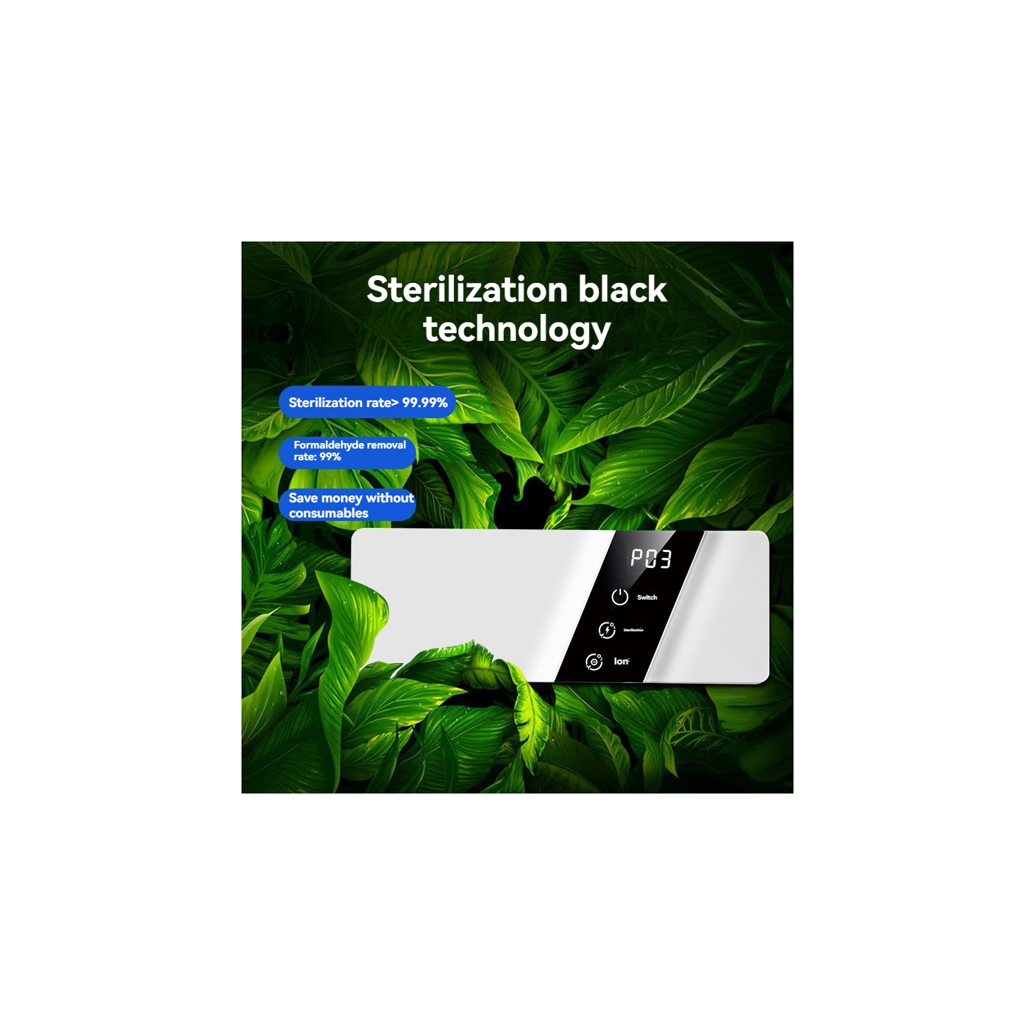 Home Disinfector Formaldehyde Removal Air Purifier - Triple Filtration, Quiet Operation, Stylish Design for Home, Office, Dorm - Perfect Gift for