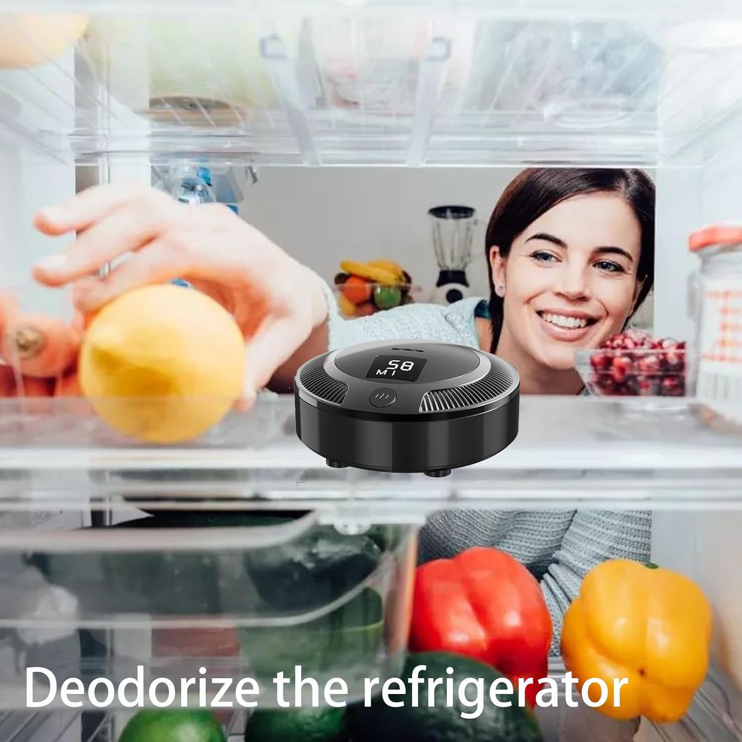 Purificateur d'air portatif à ozone, rechargeable sans fil, stérilisation par ions négatifs, purificateur d'air pour l'auto, mini portable, convient