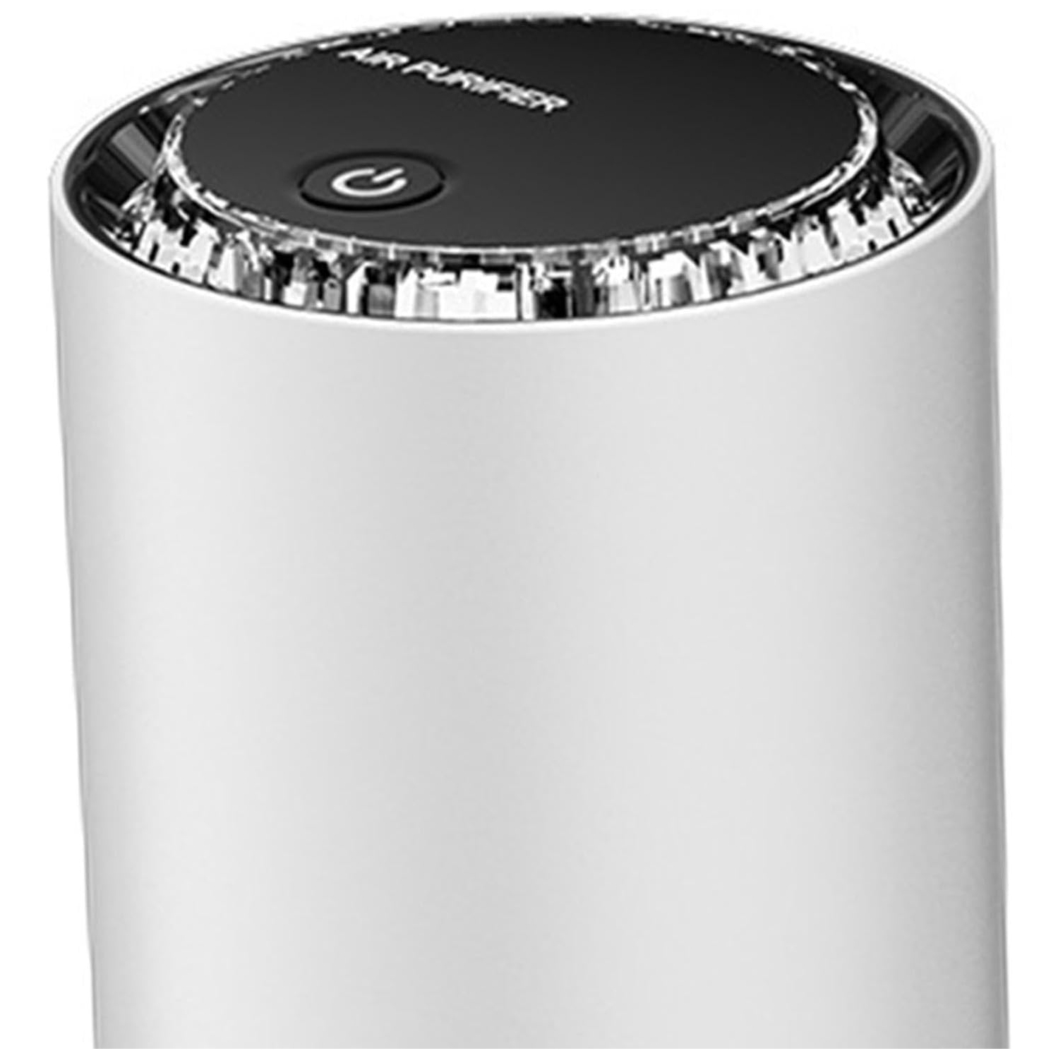 Mini air purifier plug and play compact low noise with colored light air purifier suitable for car, office and bedroom,