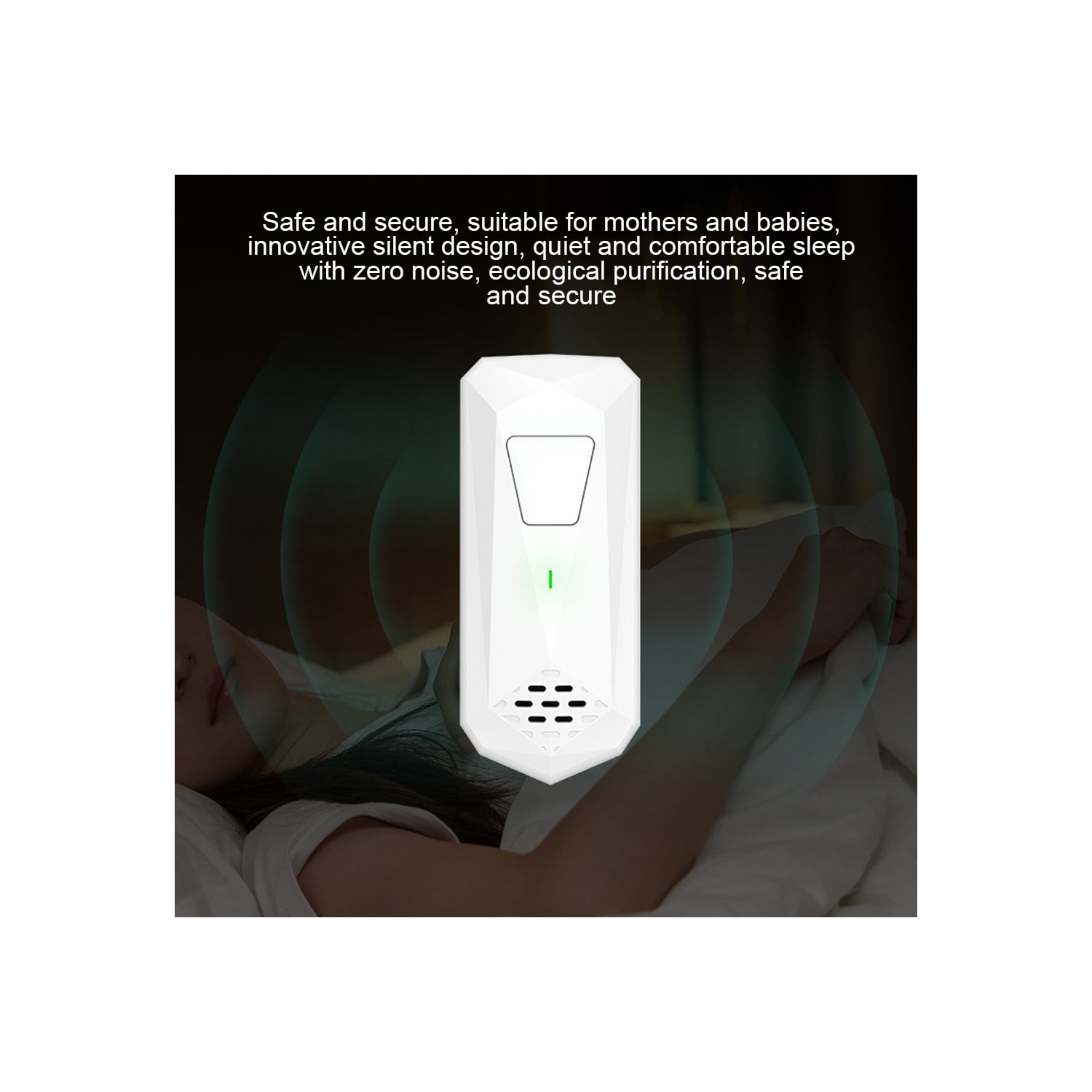 Negative Ion Air Freshener Air Purifier - No Noise, No Filter Required - Instant Deodorizer for Bedroom, Office and Car(2 pieces)