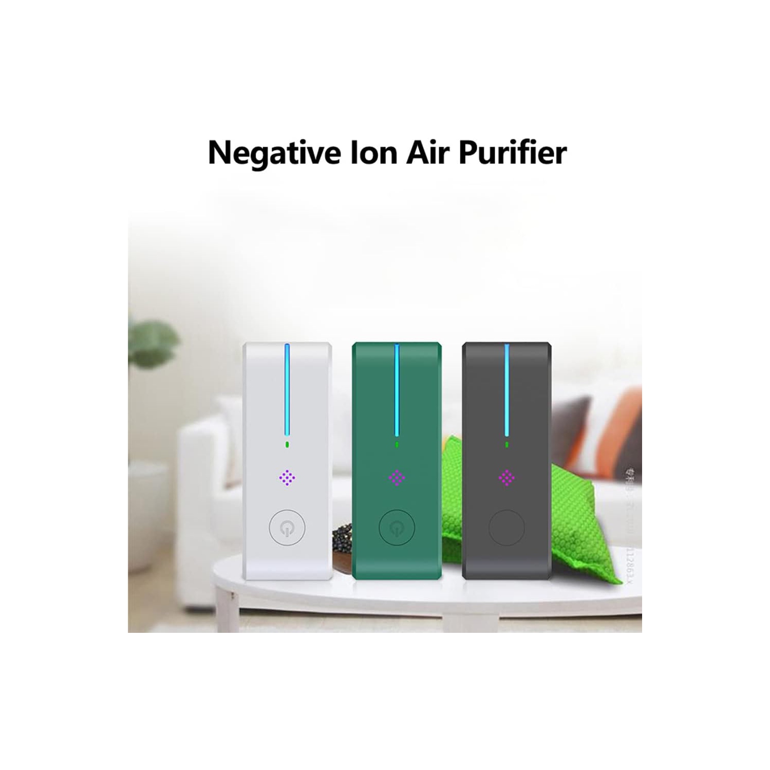 Household air purifier disinfector negative ion air purification UV ultraviolet disinfection dual-purpose smoke removal, dust removal and