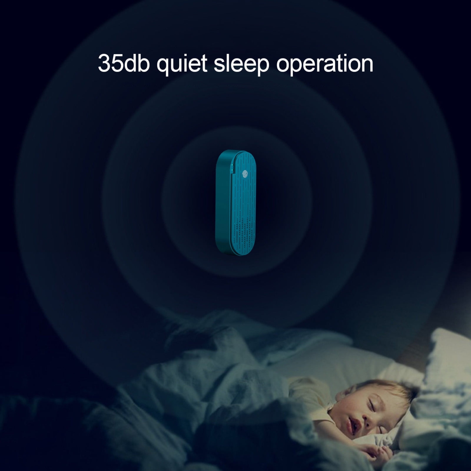 Portable air purifier for home use, using negative ion technology, quiet operation, simple design, effective removal of odors and dust, suitable for