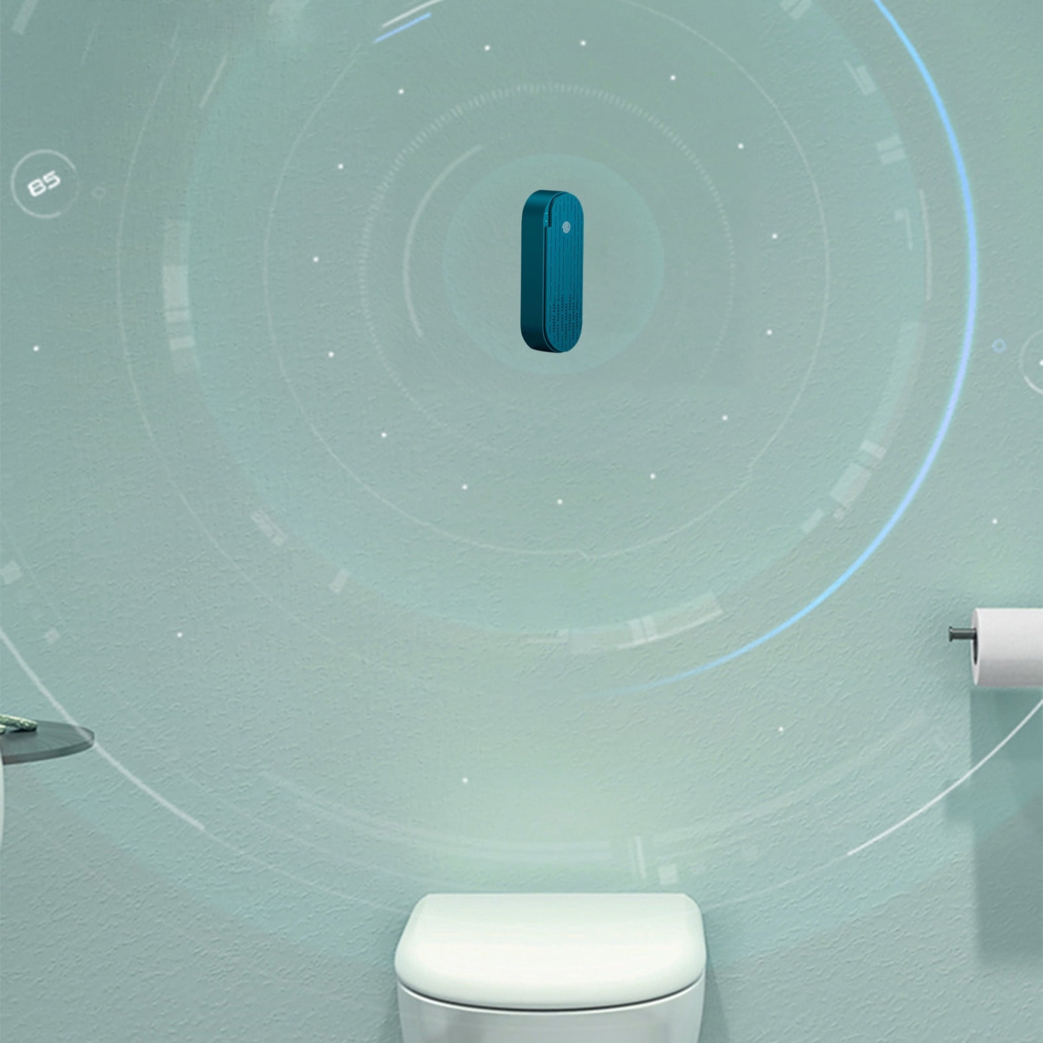 Portable air purifier for home use, using negative ion technology, quiet operation, simple design, effective removal of odors and dust, suitable for