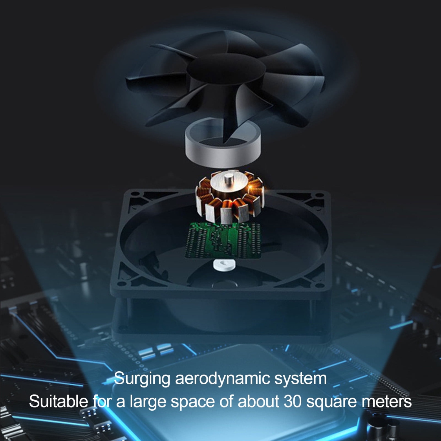 Portable air purifier for home use, using negative ion technology, quiet operation, simple design, effective removal of odors and dust, suitable for