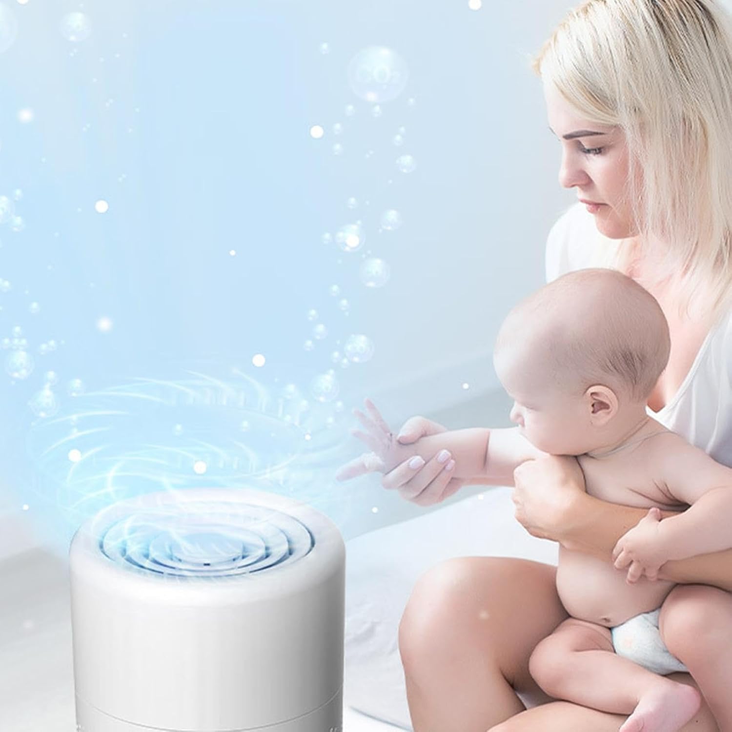 Portable Air Purifier - 3-Stage Filtration, Ultra-Quiet 28dB, Stylish Design for Home, Office, Dorm - Perfect Gift for Pet Lovers & Allergies