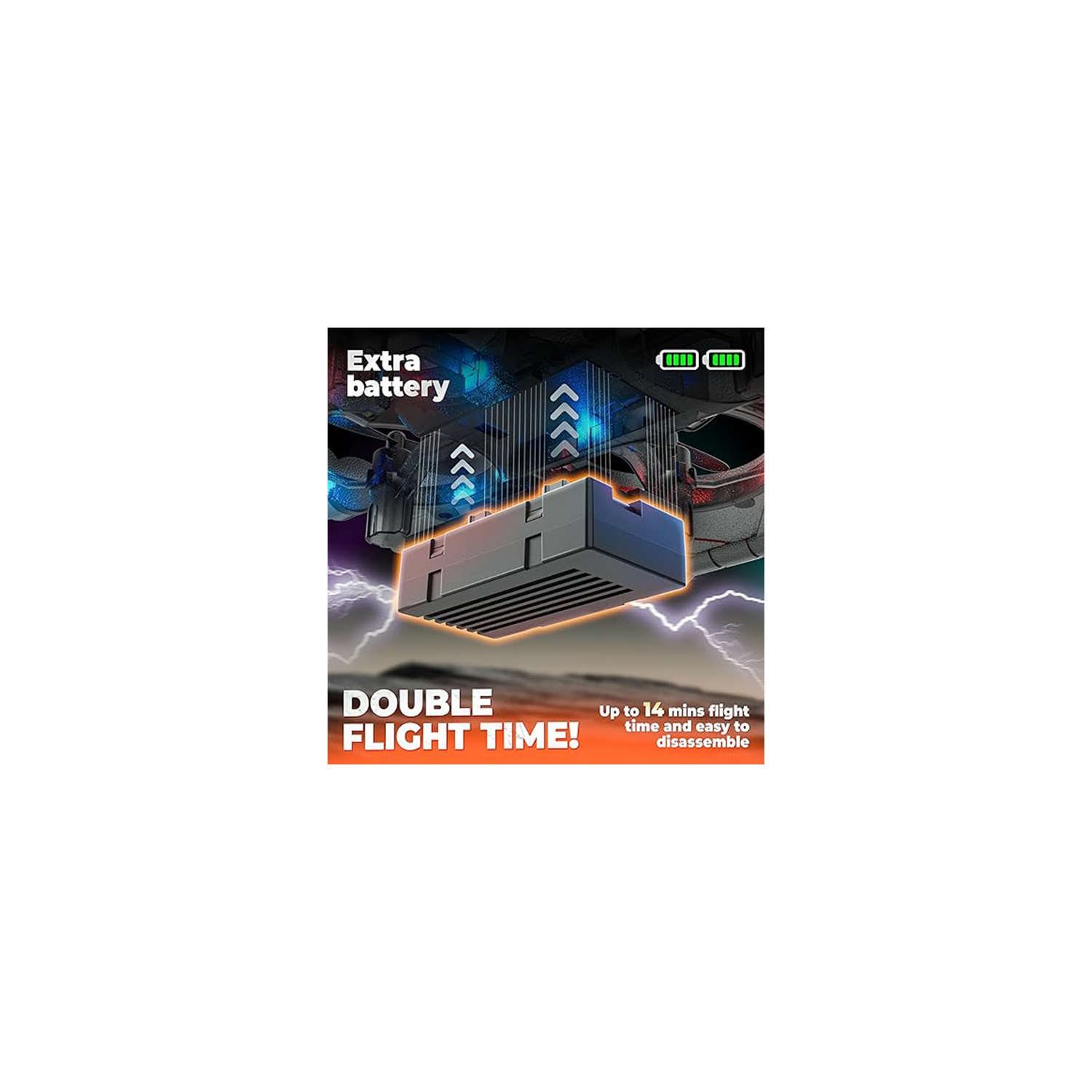 Avion téléguidé maxxus 2.4G 6CH avec avion volumétrique 360° avec capteur de gravité – planeur en mousse EPP, avion télécommandé