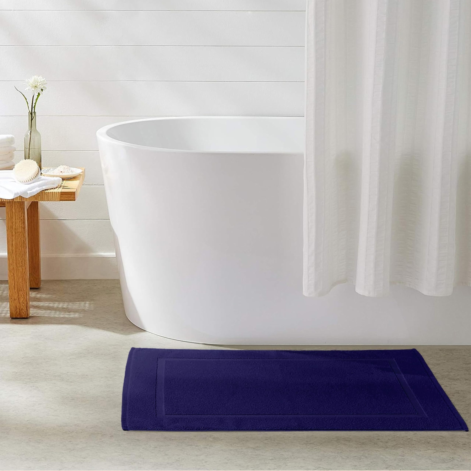 Tapis de bain Canadian Linen Yukon, paq. 2, 20�x 34�, léger, séchage rapide, cadre cadre photo, tapis de bain en coton [pas tapis de salle de bain],