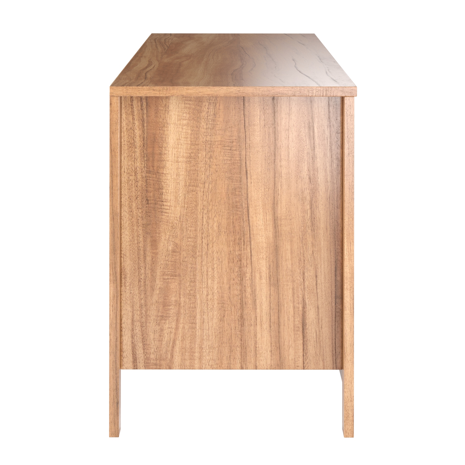 Meuble minimaliste pour téléviseur Kaito d'Amber & Emily, pour la plupart des téléviseurs de 85&nbsp;po et moins avec rangement ouvert