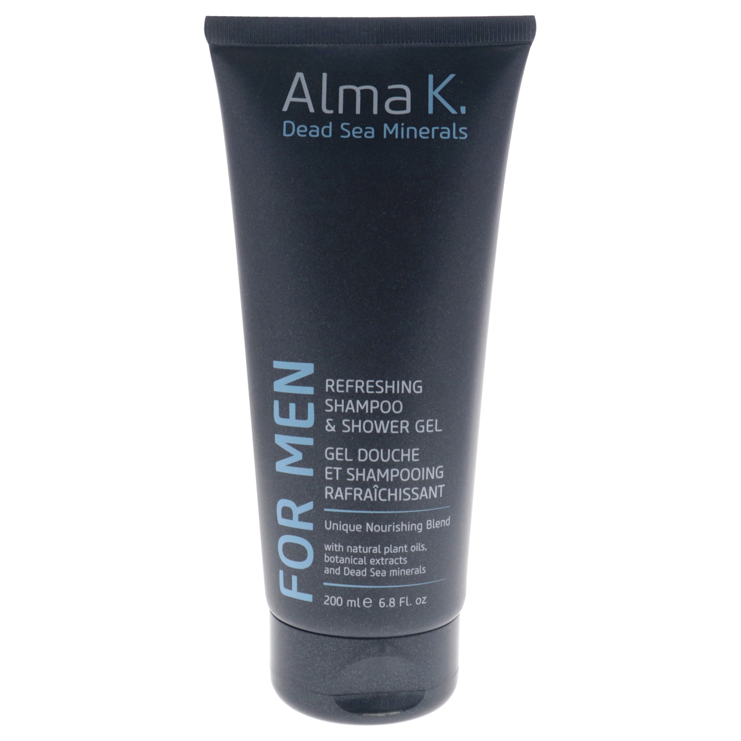 Refreshing Shampoo and Shower Gel by Alma K for Men - 6.8 oz Shampoo