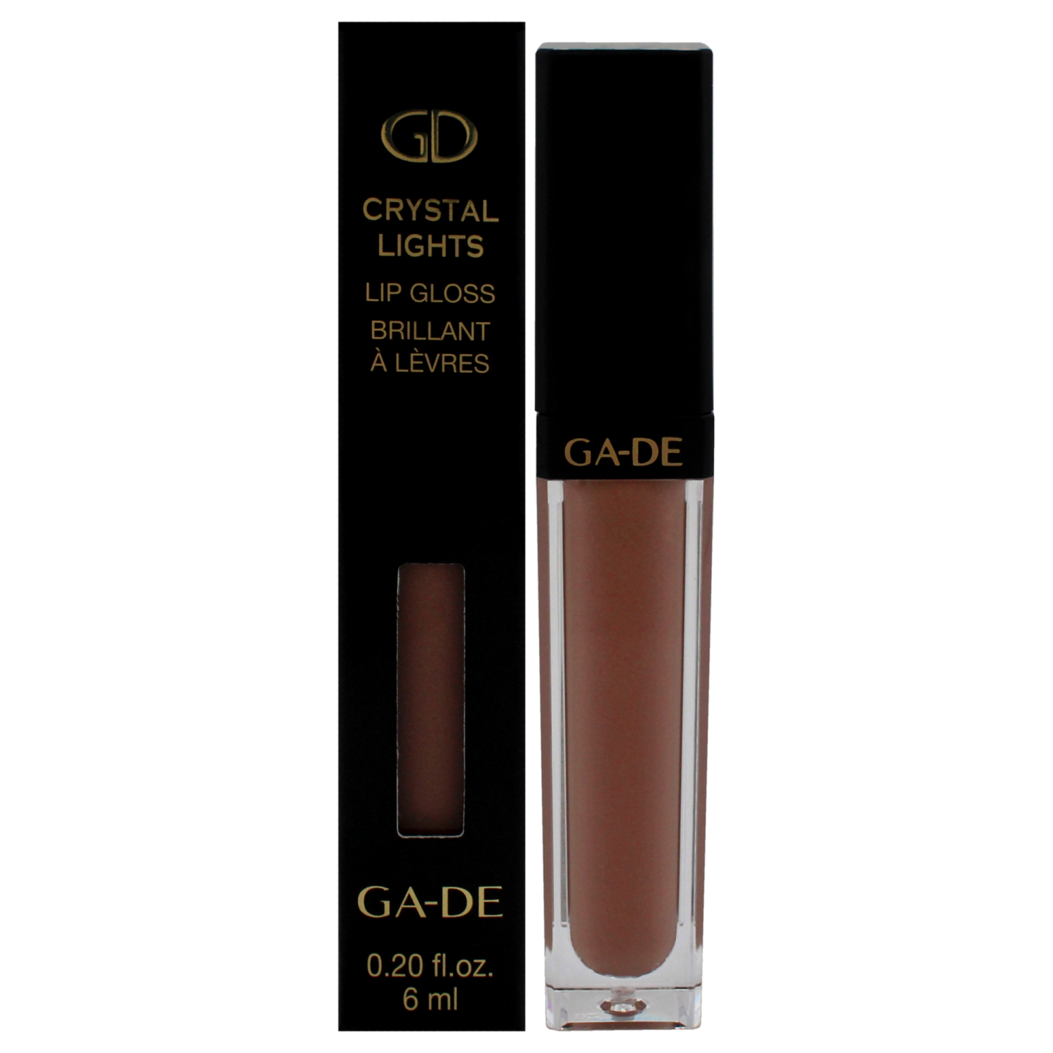 Brillant à lèvres Crystal Lights - 527 Sand Opal par GA-DE pour Femme - 0,2&nbsp;oz Lustre à lèvres