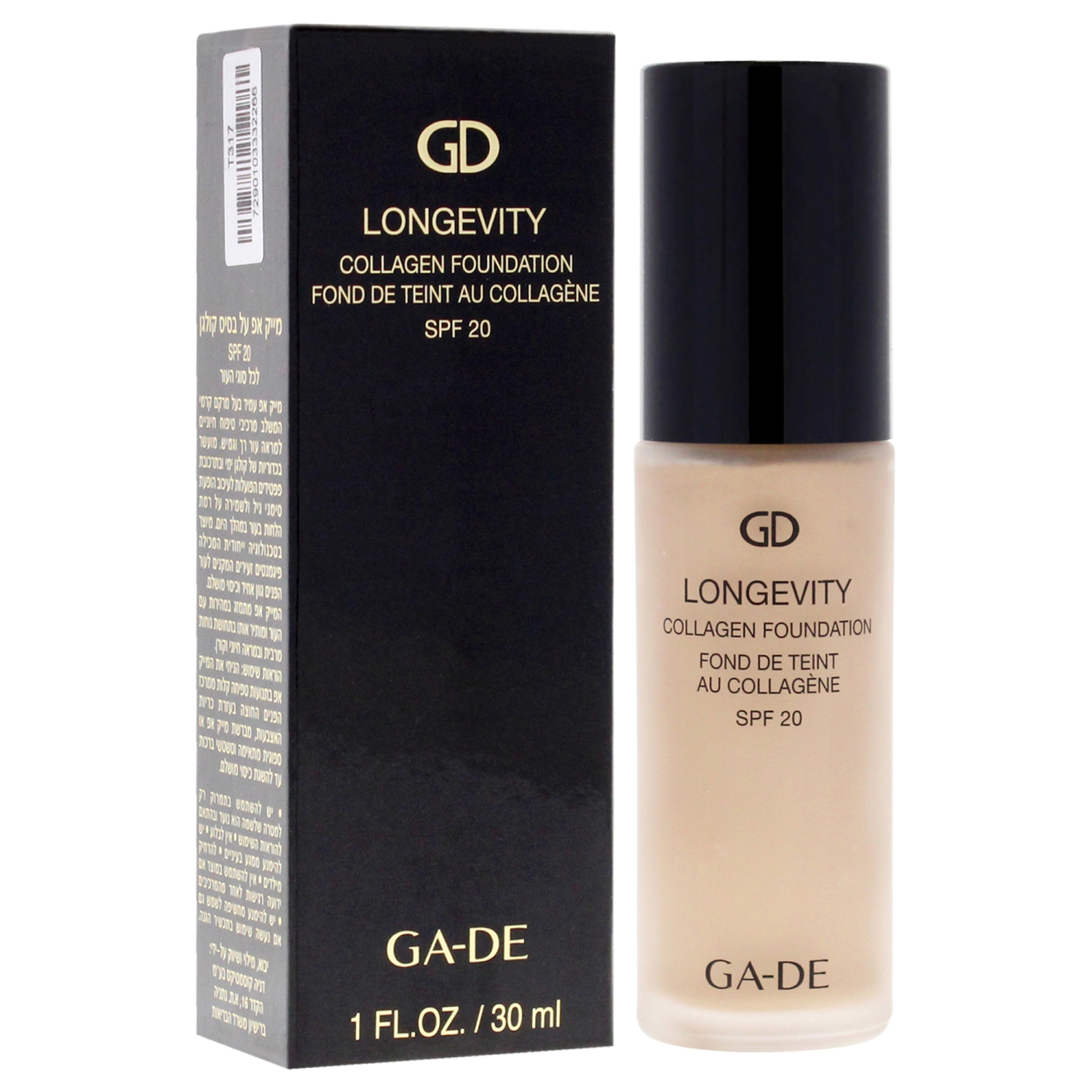 Longevity Collagen Foundation SPF 20 - 501 Soft Beige by GA-DE for Women - 1 oz Foundation