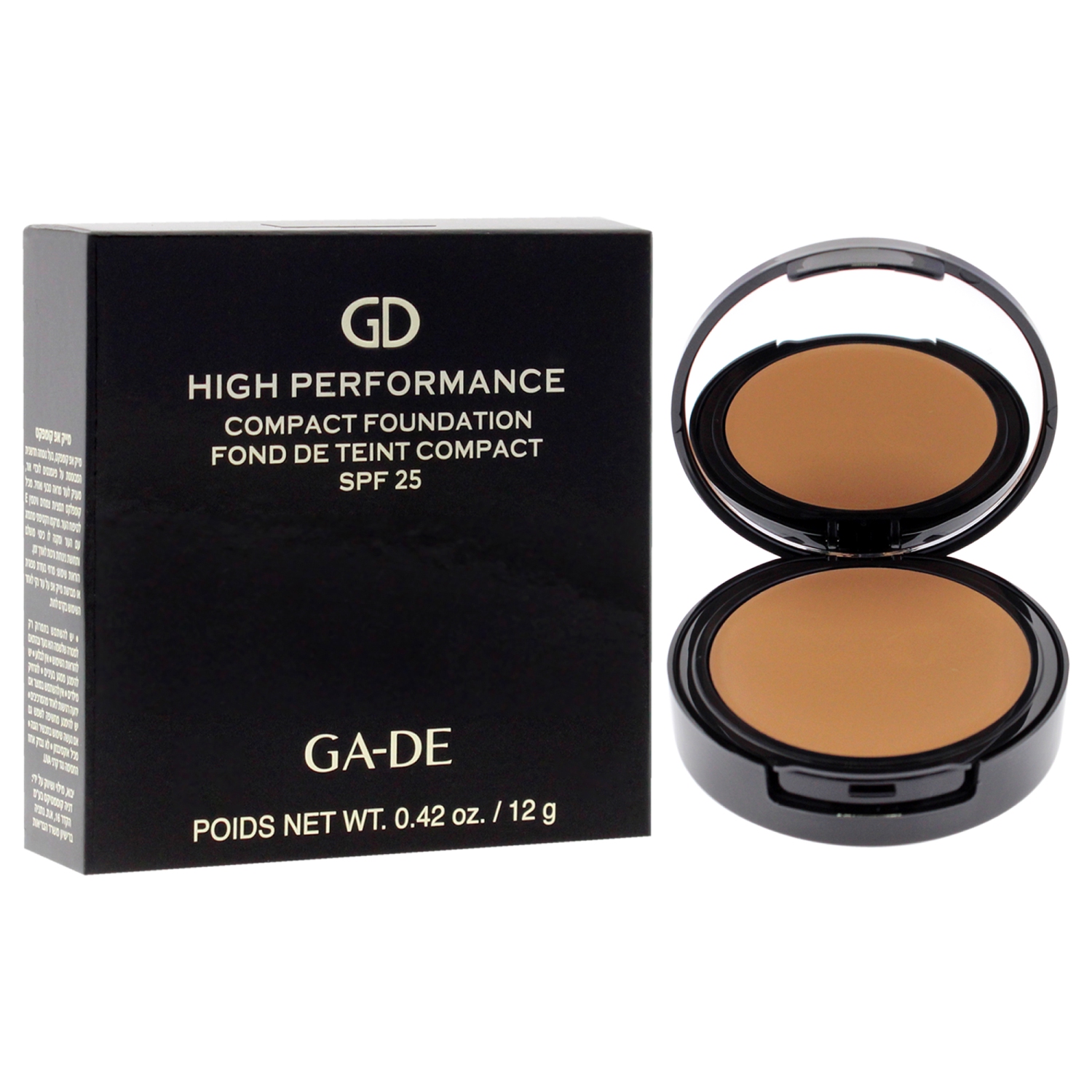 Fond de teint compact haute performance SPF 25 - 04 Amande par GA-DE pour Femmes - Fondation 0,42&nbsp;oz