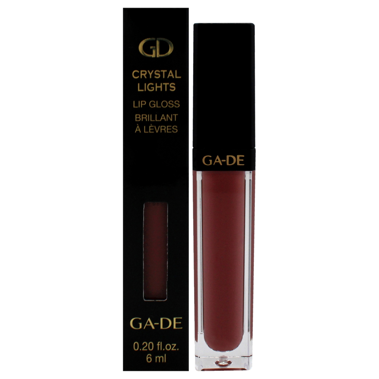 Brillant à lèvres Crystal Lights - 824 Marvelous Mauve par GA-DE pour Femme - 0,2&nbsp;oz Lustre à lèvres