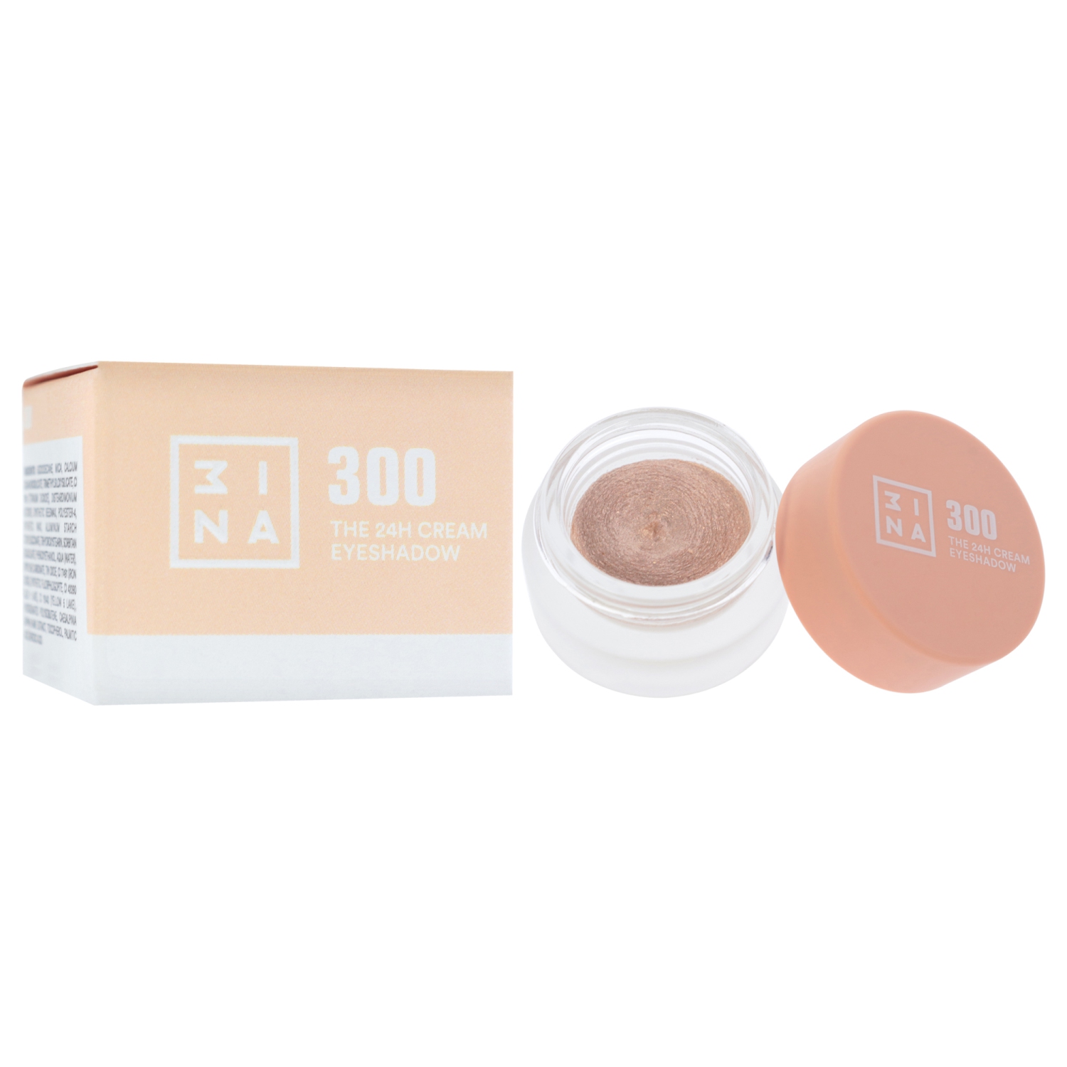 The Cream Eyeshadow - 300 Champagne Pink Metallic by 3INA for Women - 0.10 oz Eye Shadow