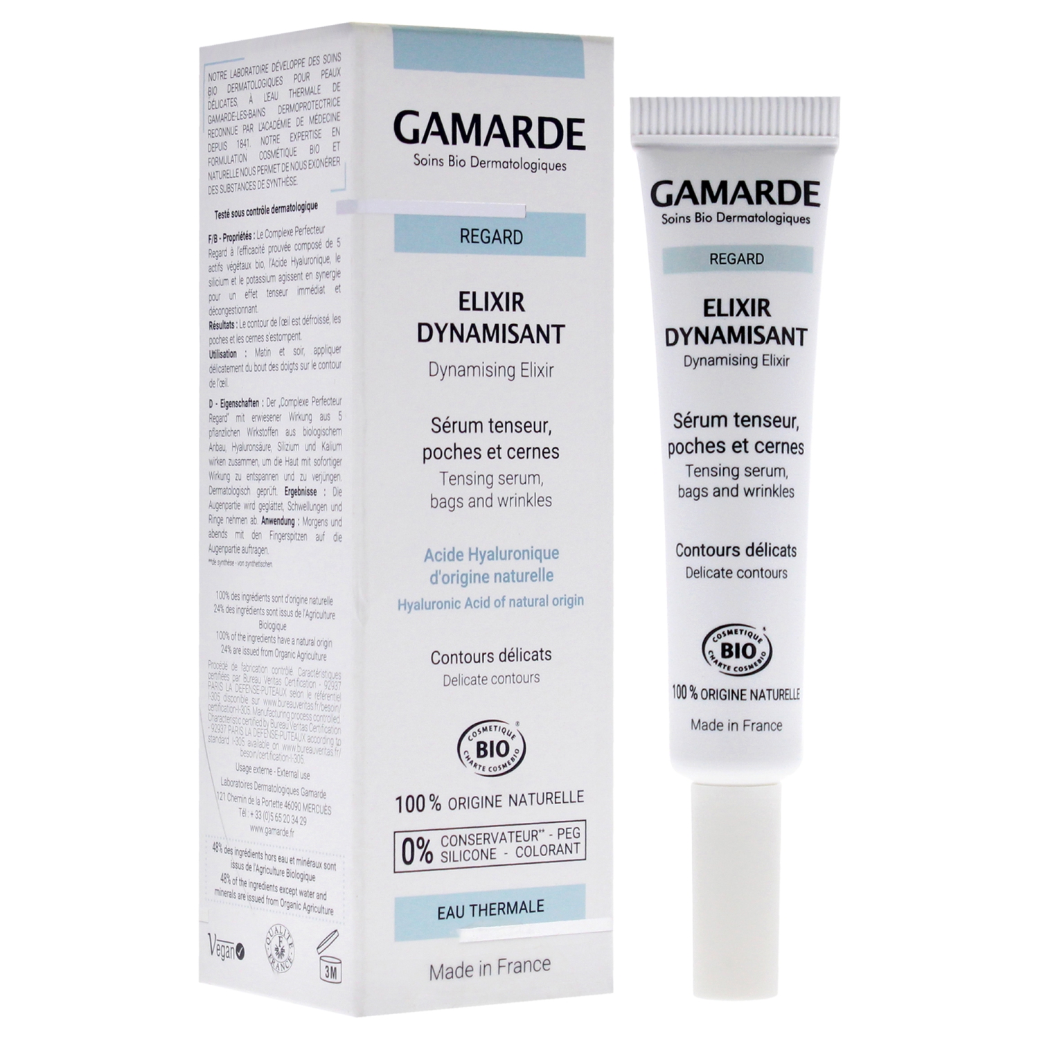 Sérum de tension Dynamising Elixir par Gamarde pour Femme - 0,33&nbsp;oz Sérum