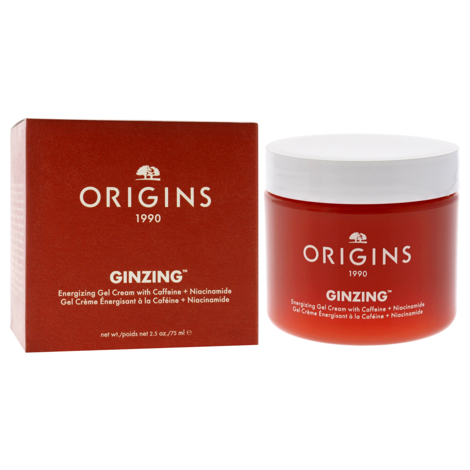 Ginzing Energizing Gel Cream by Origins for Unisex - 2.5 oz Cream