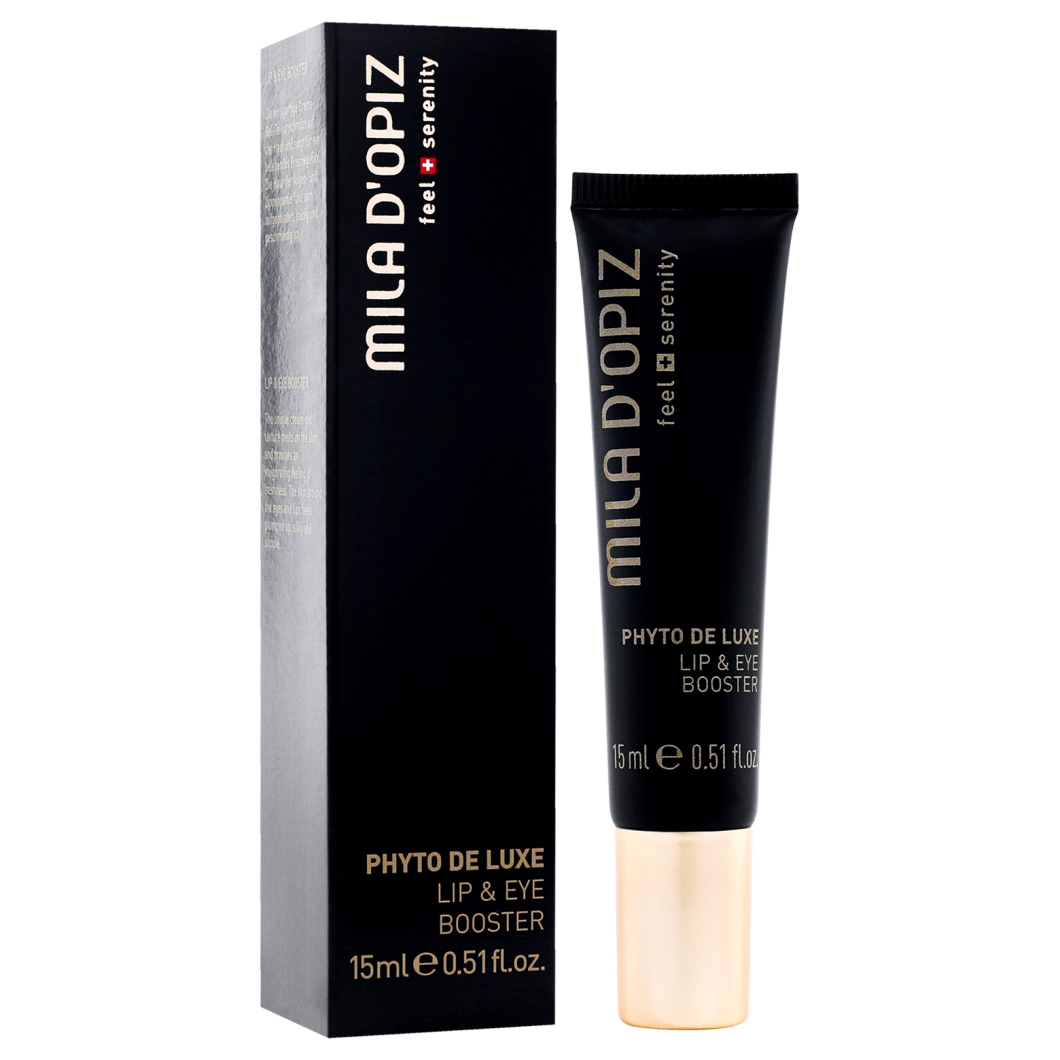 Supplément pour les yeux et les lèvres phyto De Luxe par Mila D Opiz pour femmes - 0,5 oz Gel