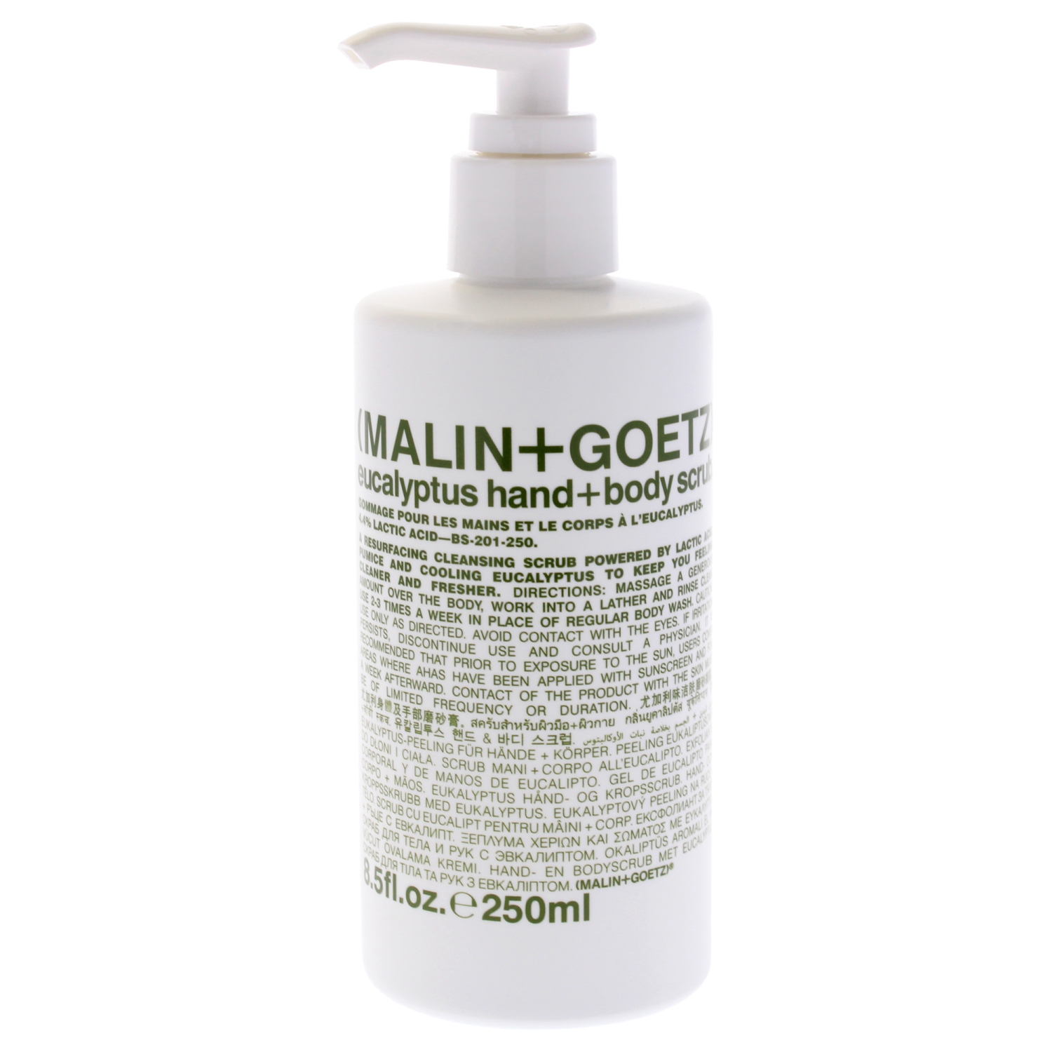 Eucalyptus Hand Body Scrub by Malin + Goetz for Unisex - 8.5 oz Scrub