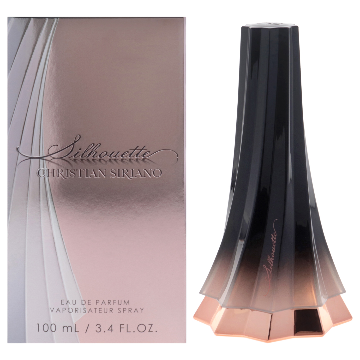 Silhouette de Christian Siriano pour femmes - Coffret-cadeau de 2 pièces 3,4&nbsp;oz EDP Spray, sac à bandoulière Signature