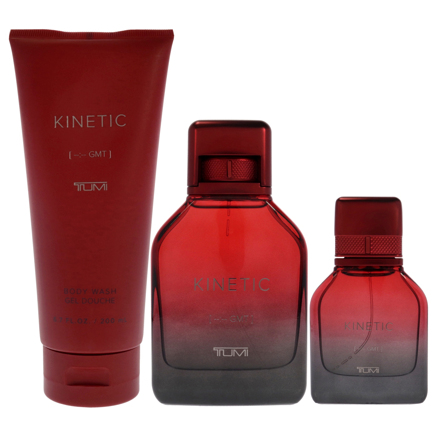 Kinetic by Tumi pour hommes – Coffret-cadeau de 3 pièces 3,4&nbsp;oz en aérosol, 1&nbsp;oz en vaporisateur, 6,7&nbsp;oz pour le corps