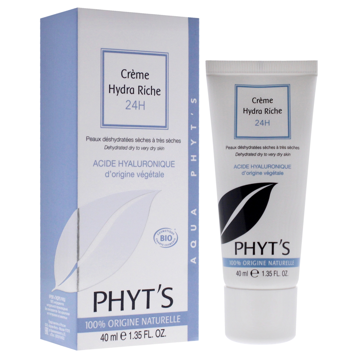 Cream Hydra Riche 24H by Phyts for Women - 1.35 oz Cream