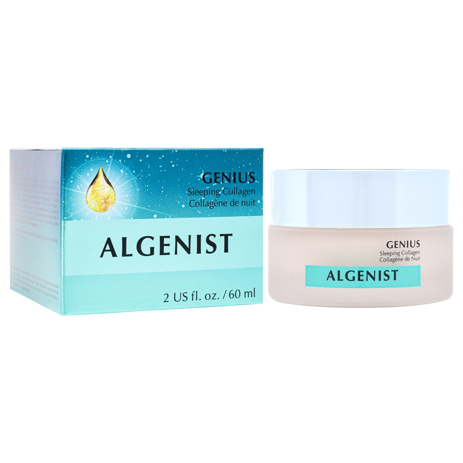 Genius Sleeping Collagen by Algenist for Women - 2 oz Cream