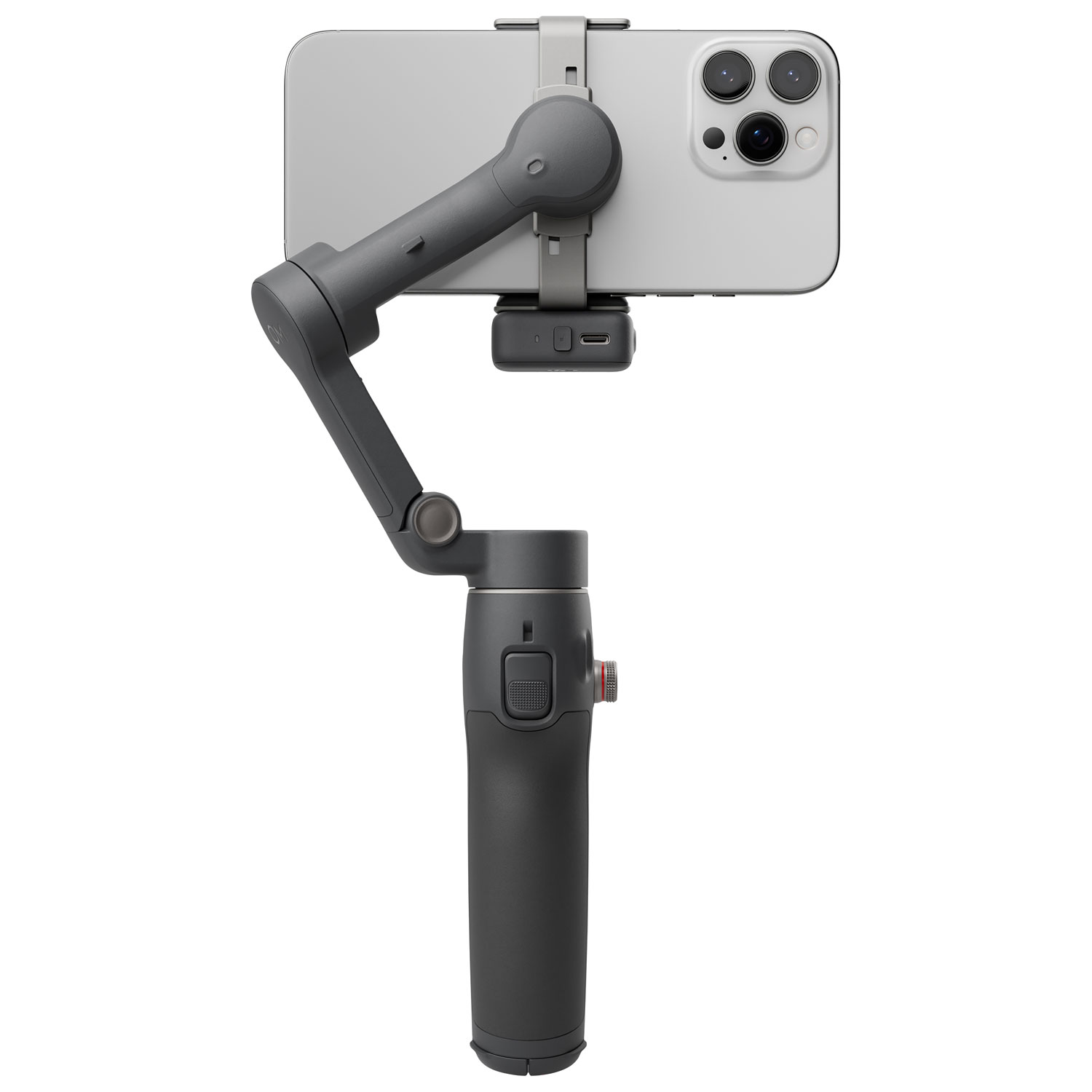 Stabilisateur à cardan Osmo Mobile 7P de DJI pour téléphone intelligent - Gris foncé