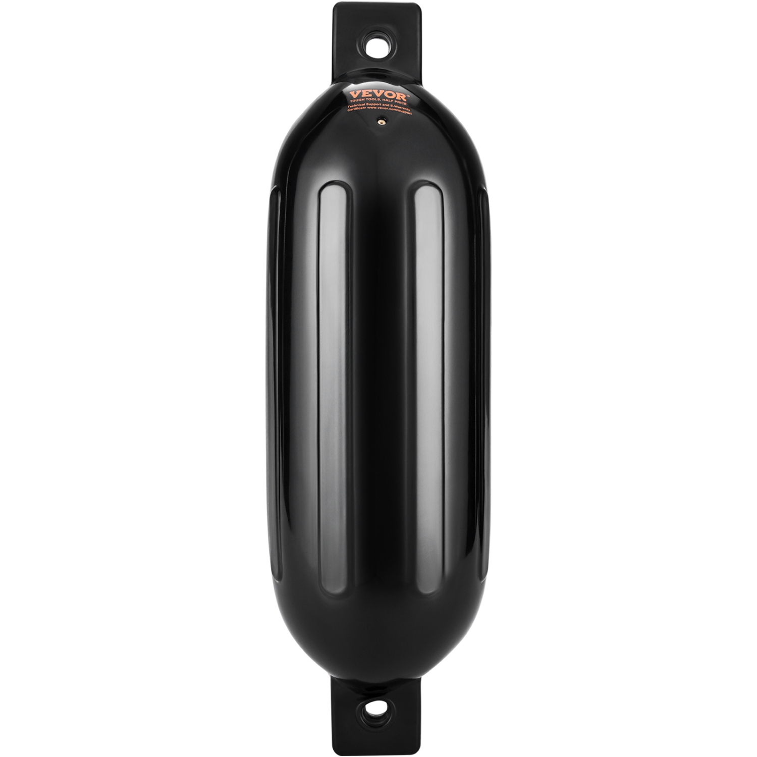 VEVOR 8.5" x 26" Boat Fenders, Boat Bumpers for Docking, Inflatable Ribbed Fender with Center Holes, Marine Boat Dock Fender Bumper with Air Pump, 4