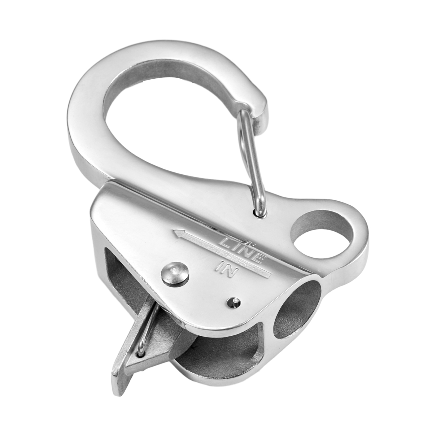 VEVOR 304 Boat Anchor Hook, Stainless Steel Slide Anchor, Knotless Anchor System with Quick Release, Boat Anchor Hook Clips for 3/8" - 5/8" Boat
