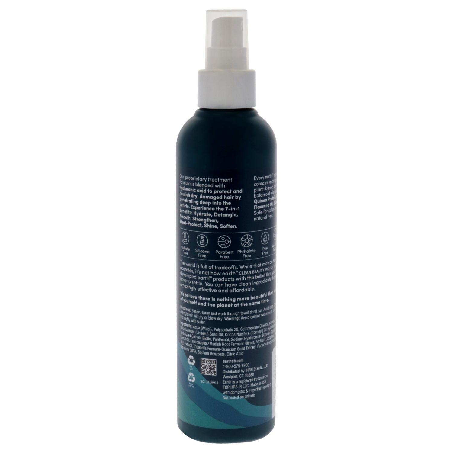 Traitement 7-en-1 avec acide hyaluronique par terre pour le traitement unisexe - 6&nbsp;oz