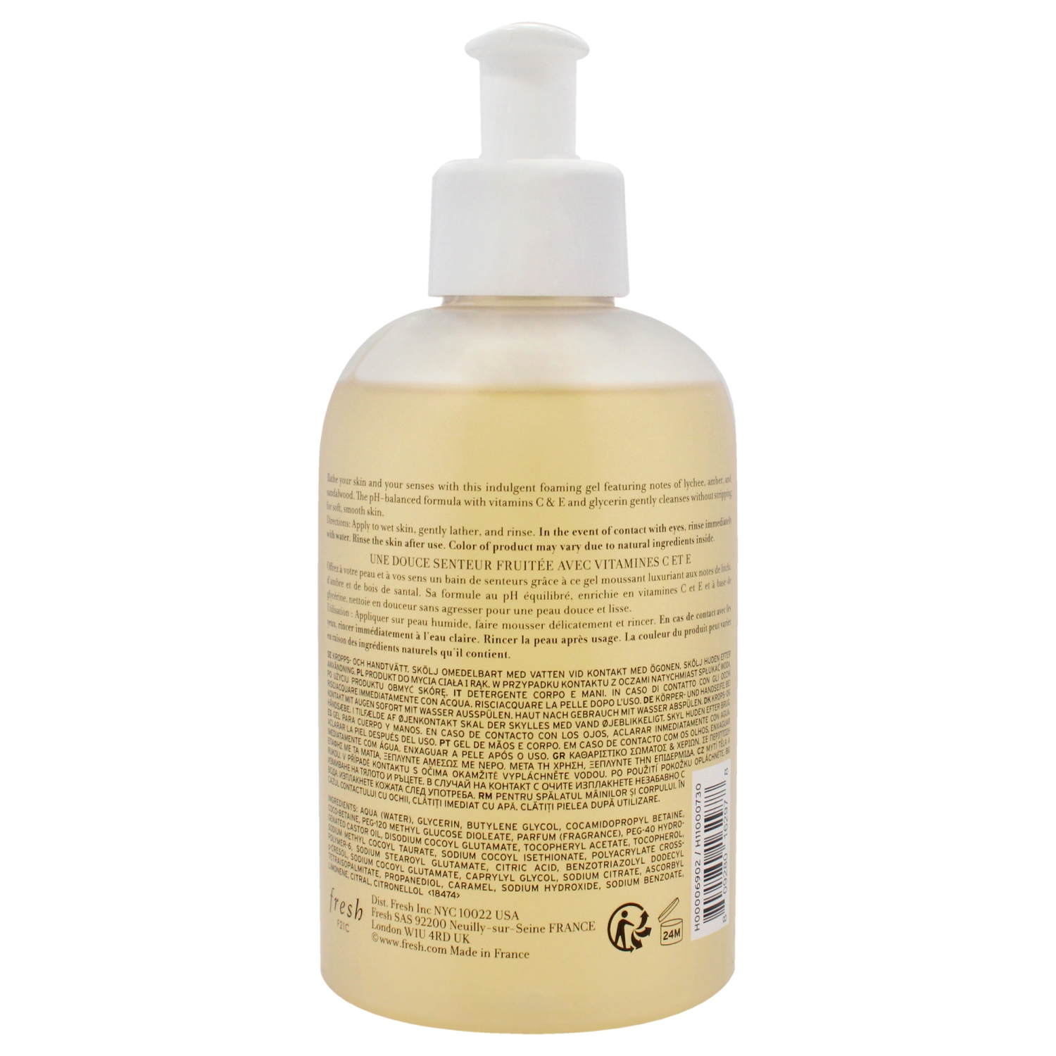 Sugar Lychee by Fresh for Women - 10 oz Body Wash