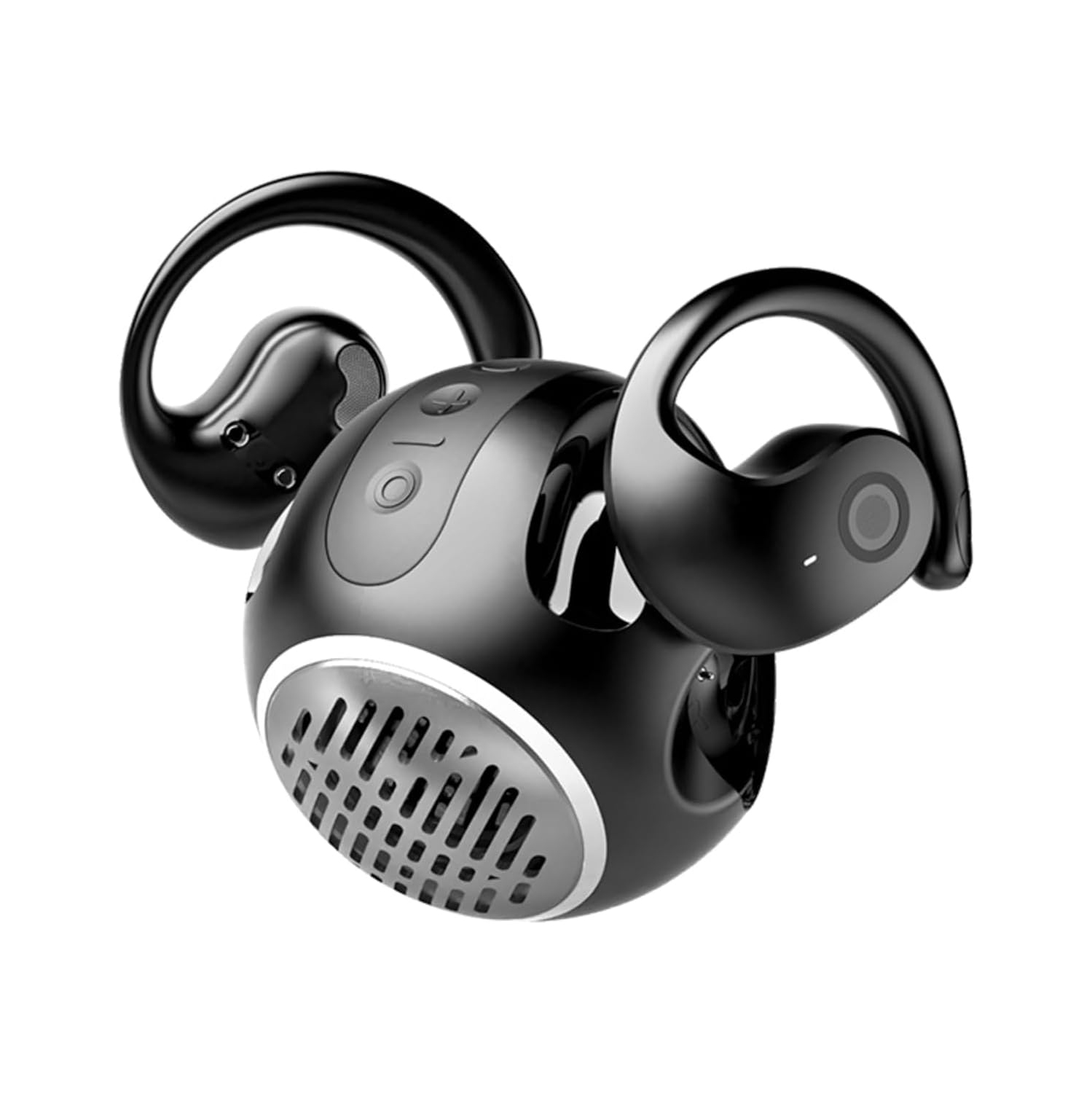 Earphones with Bluetooth Speaker, Portable Over-Ear Earbuds, Bone Conduction Wireless Sports Headphones for Android iOS