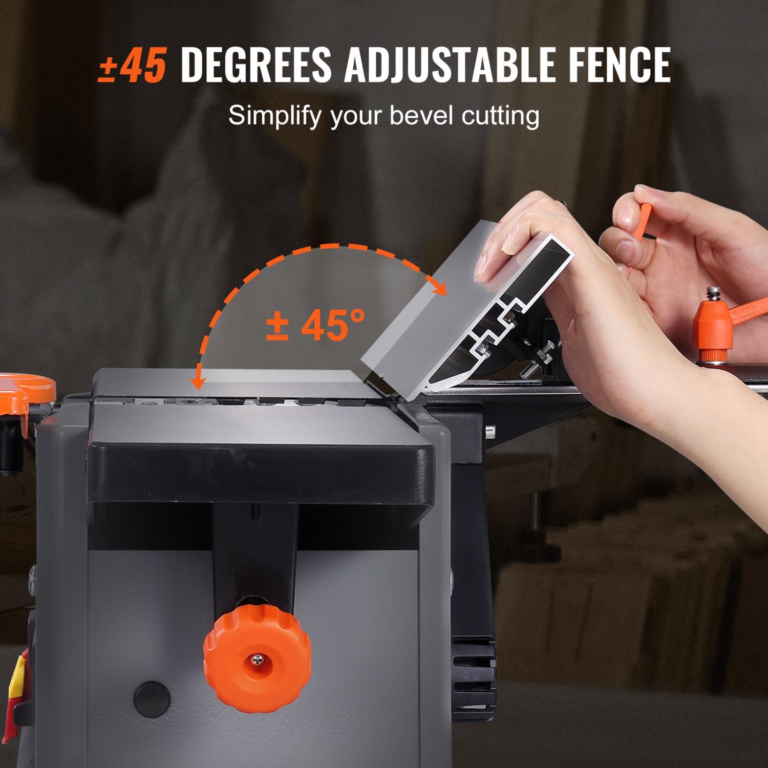 VEVOR 6 in Spiral Benchtop Jointer, 1.5HP 10000 RPM Bench Top Wood Jointer, with 14-Blade Spiral Cutterhead 0-1/8'' Adjustable Depth 6.1x27.6''