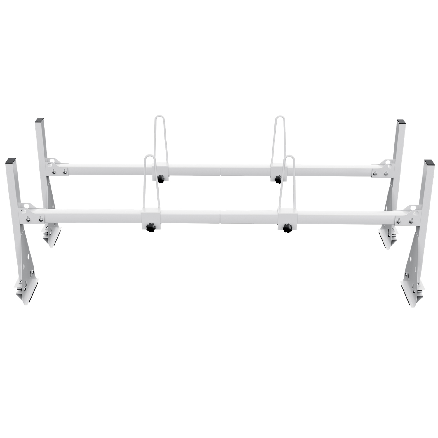 VEVOR 59" Adjustable Roof Rack, 2 Crossbars Van Roof Ladder Rack, 600 lbs Capacity Steel Van Ladder Rack, Fit for Chevrolet Express 1500 2500 3500/