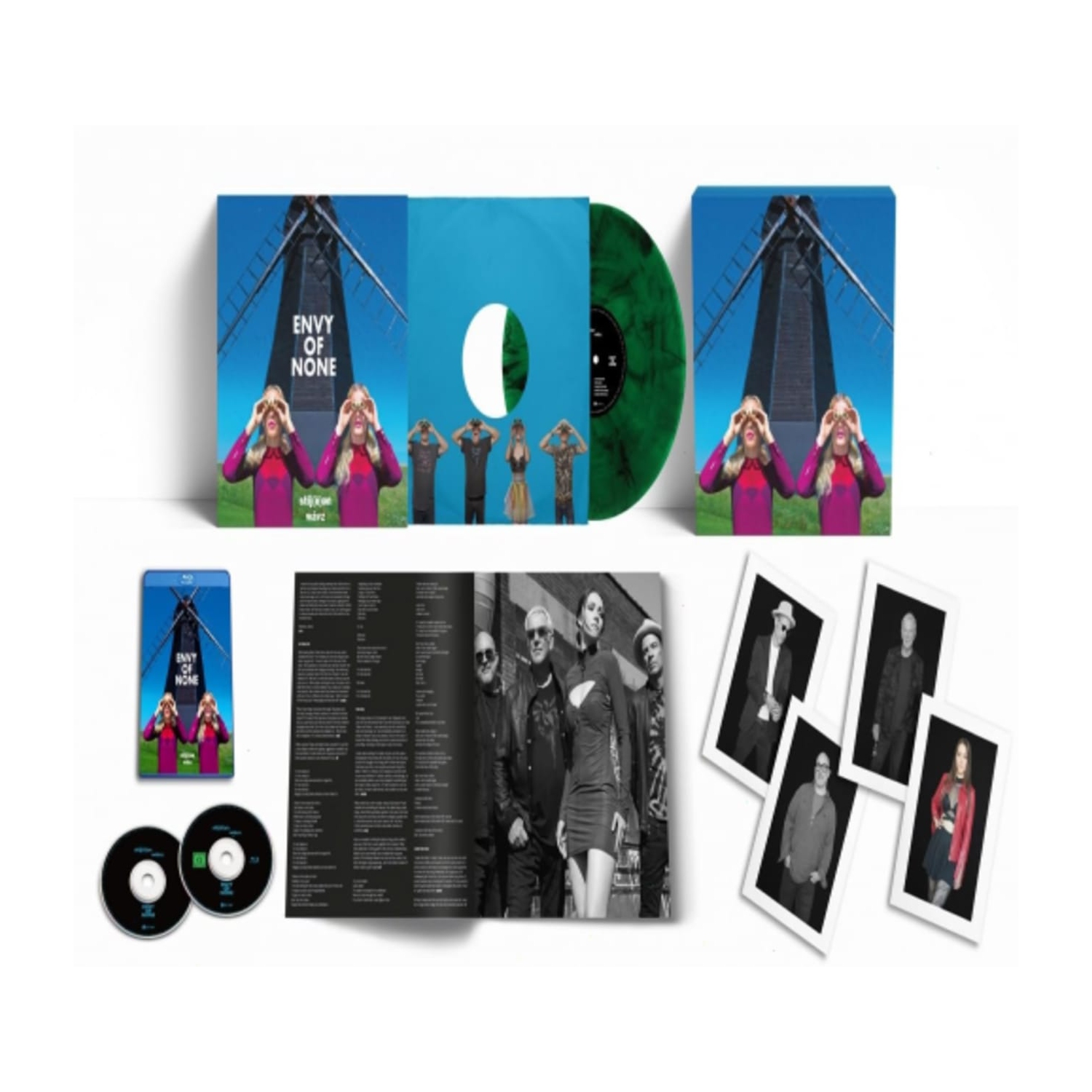 Envy of None - Stygian Waves - Transparent Green & Black Marble Vinyl, CD & Bluray [Import] - - [Vinyl]