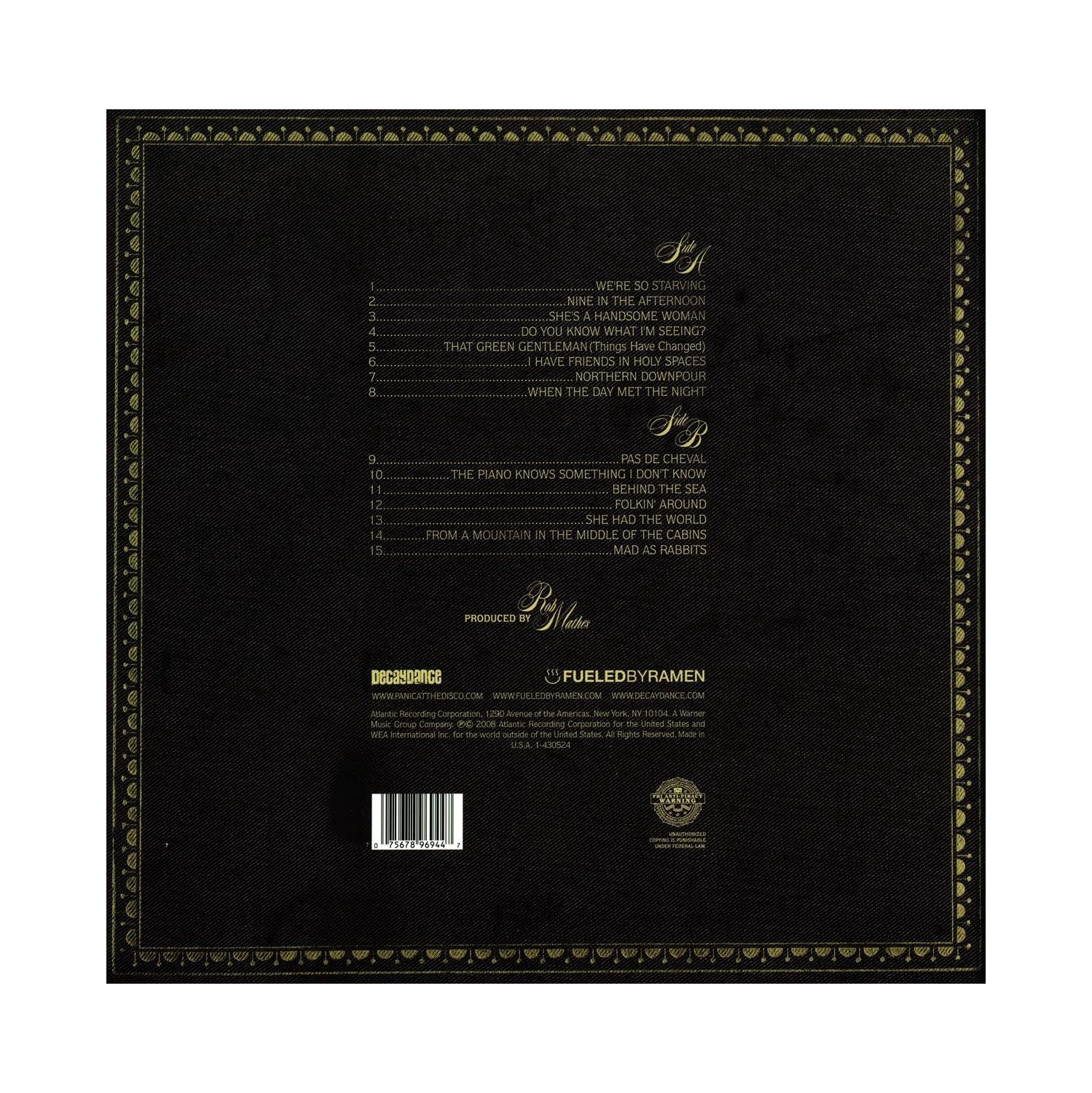 Panic! At The Disco - Pretty. Odd. [Audio Vinyl]