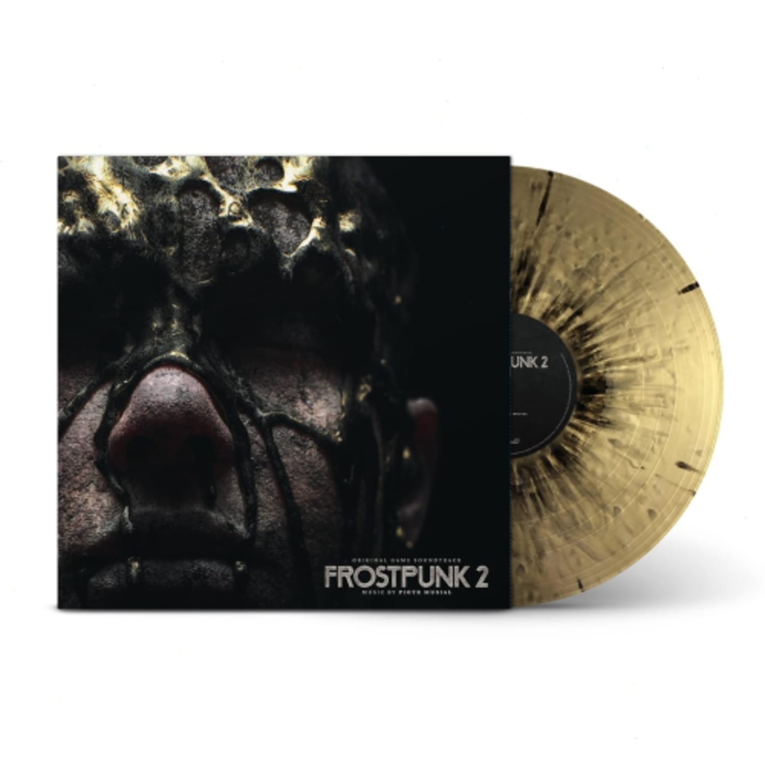 Piotr Musial - Frostpunk 2 - (Colored Vinyl, Gold, 140 Gram Vinyl, Splatter) - [Vinyl]