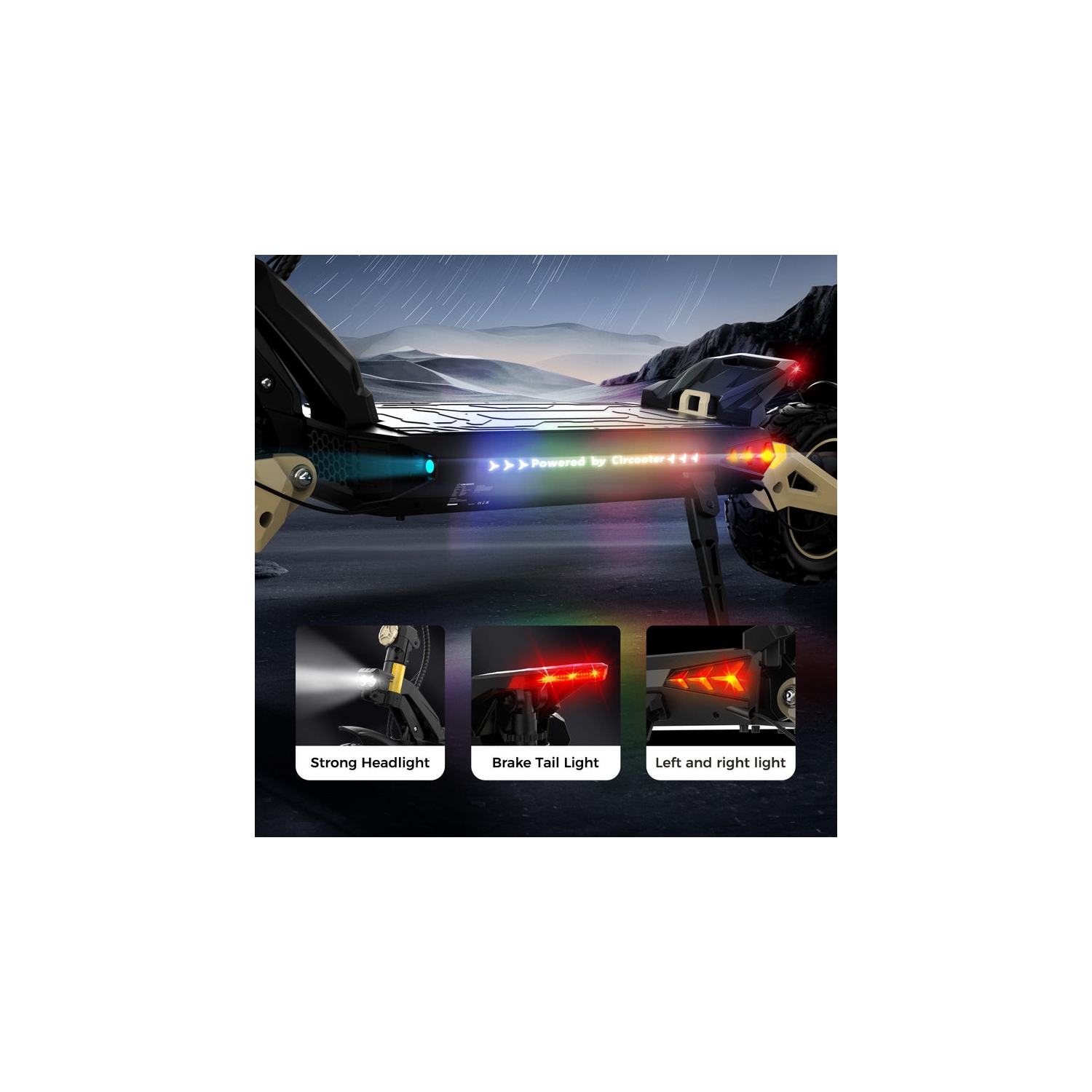 Trottinette électrique tout-terrain Circooter Cruiser Pro