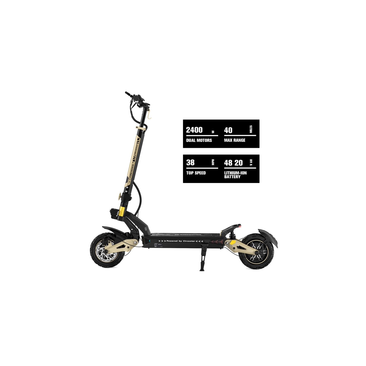 Trottinette électrique tout-terrain Circooter Cruiser Pro