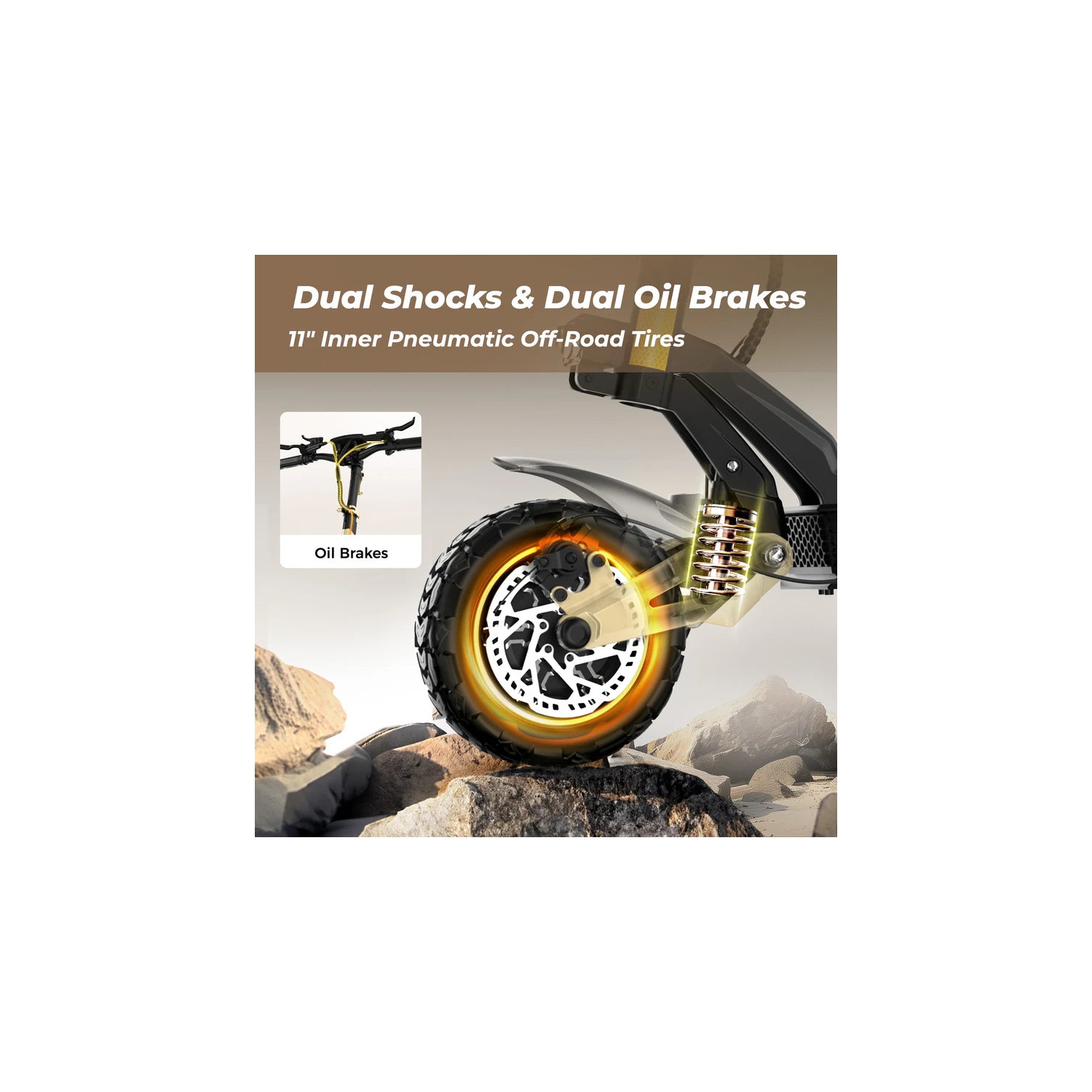 Trottinette électrique tout-terrain Circooter Cruiser Pro