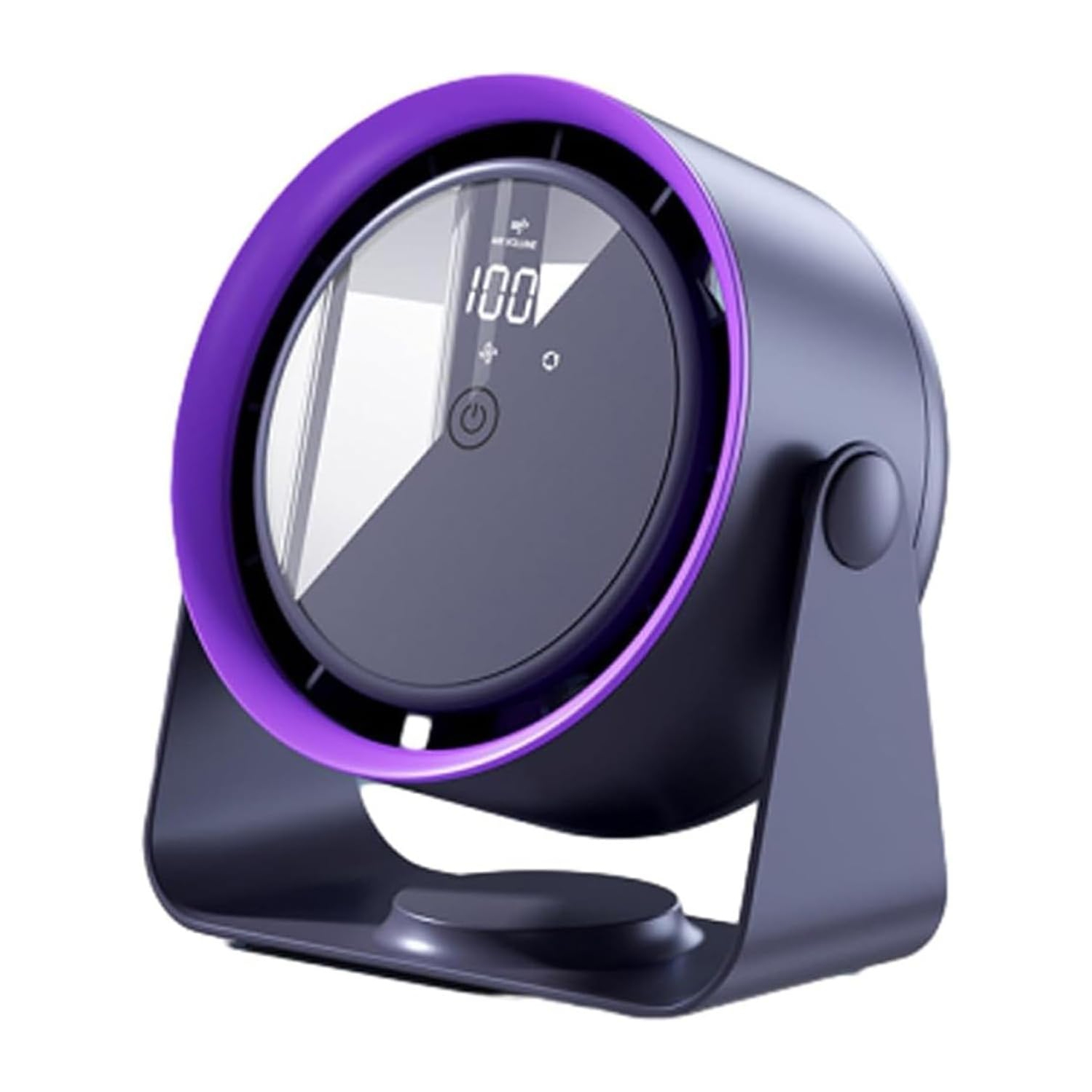 Cooling, portable table fan, tabletop wall mounted bladeless fan, rechargeable air circulation fan