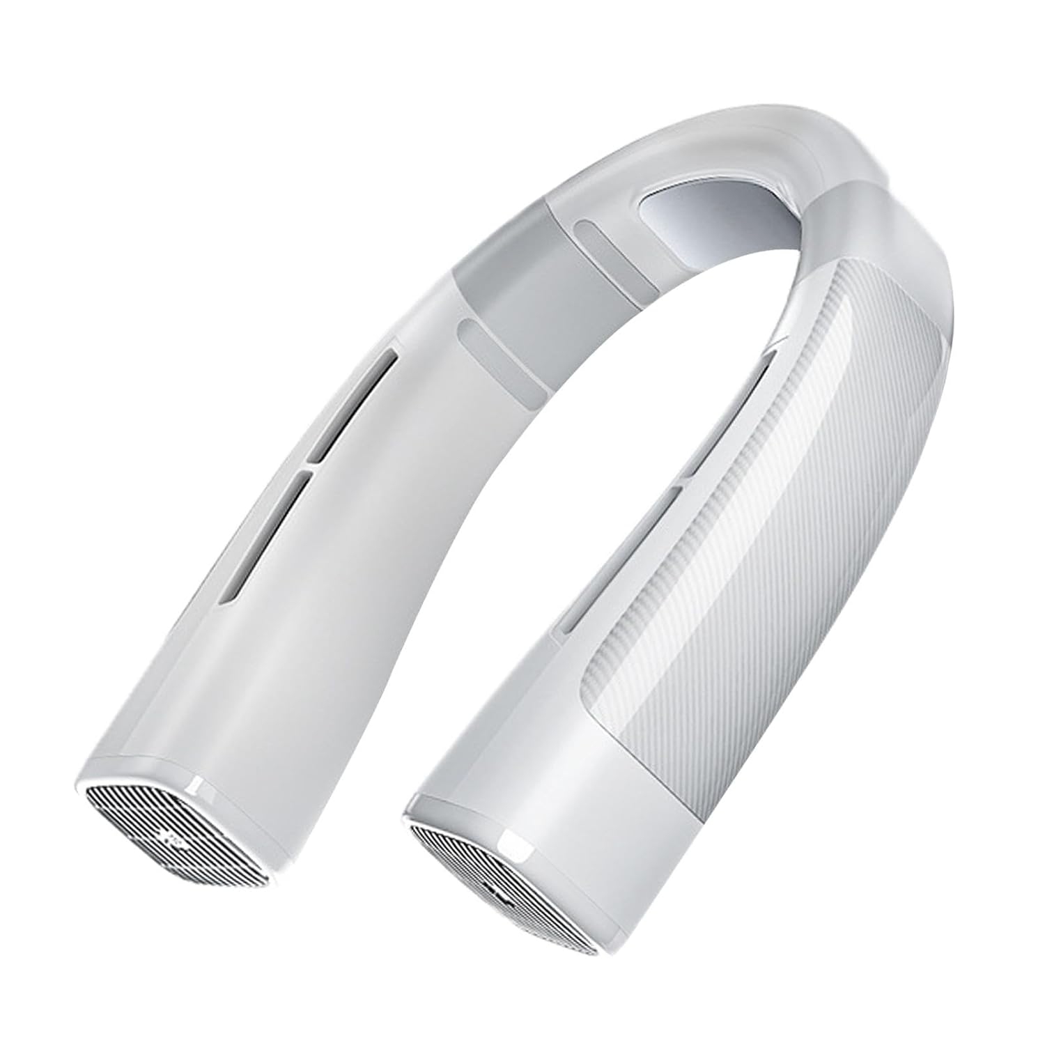 Climatiseur de cou de 4000 mAh, refroidisseur d'air rechargeable USB pour sports d'été, blanc