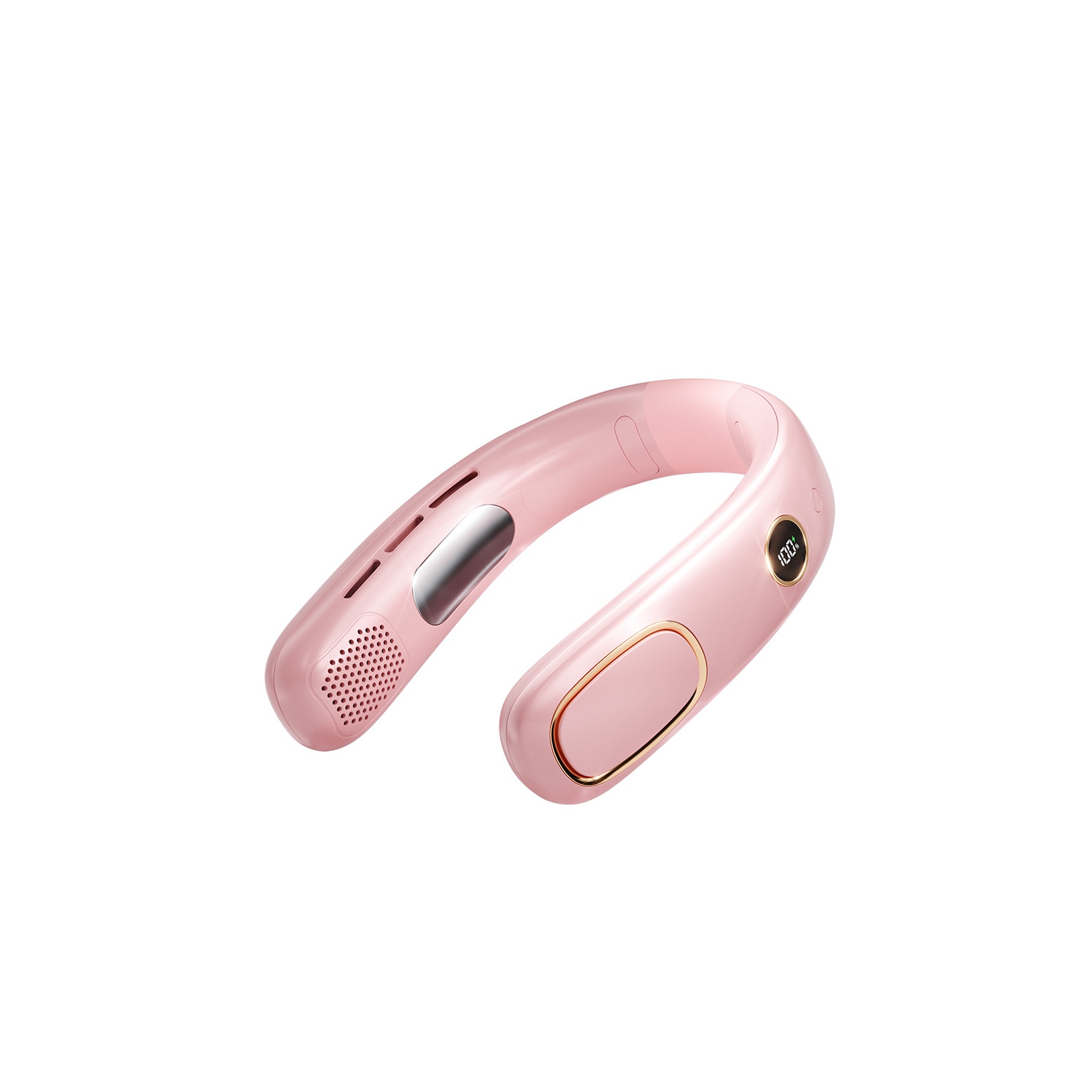 Ventilateur sur le cou, ventilateur portatif mains libres, 5 vitesses, ventilateur USB sur le cou