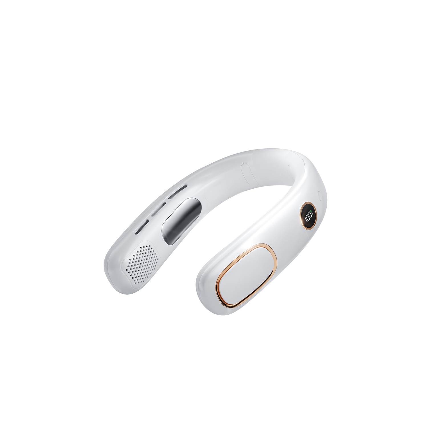 Ventilateur sur le cou, ventilateur portatif mains libres, 5 vitesses, ventilateur USB sur le cou