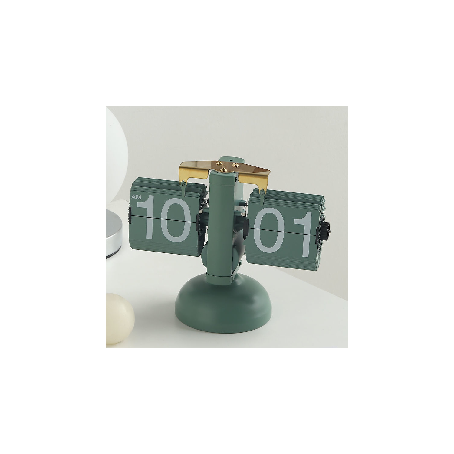 Multifunktionale Retro-Klappuhr, batteriebetriebene mechanische digitale Klapp-Tischuhr, klassische automatische digitale Klappuhr, geeignet für die