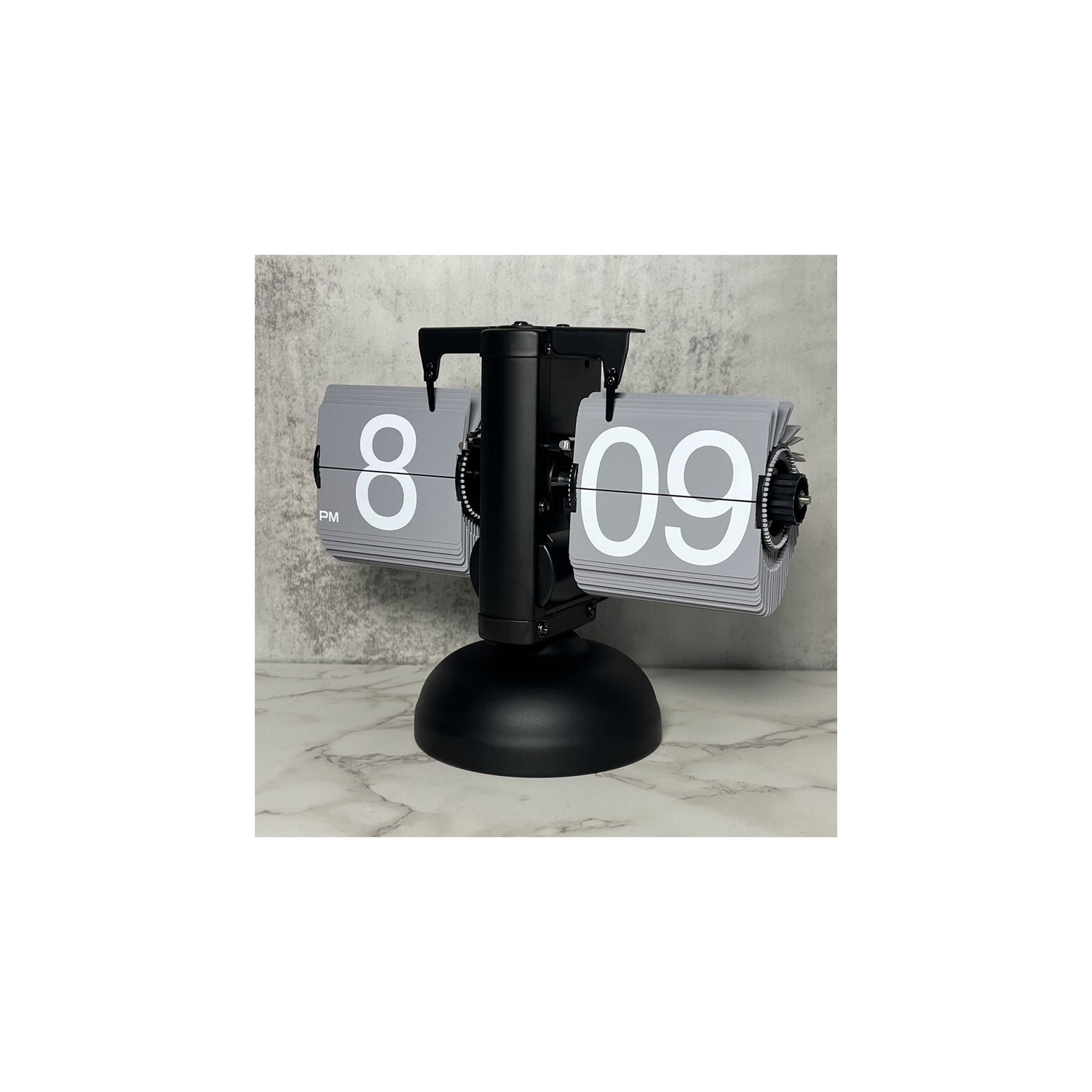 Ausgewogene digitale Klappuhr, kreative Mechanische Retro-Tischuhr mit Schubladenaufbewahrung, Heimdekoration, geeignet für Schlafzimmer und Büro